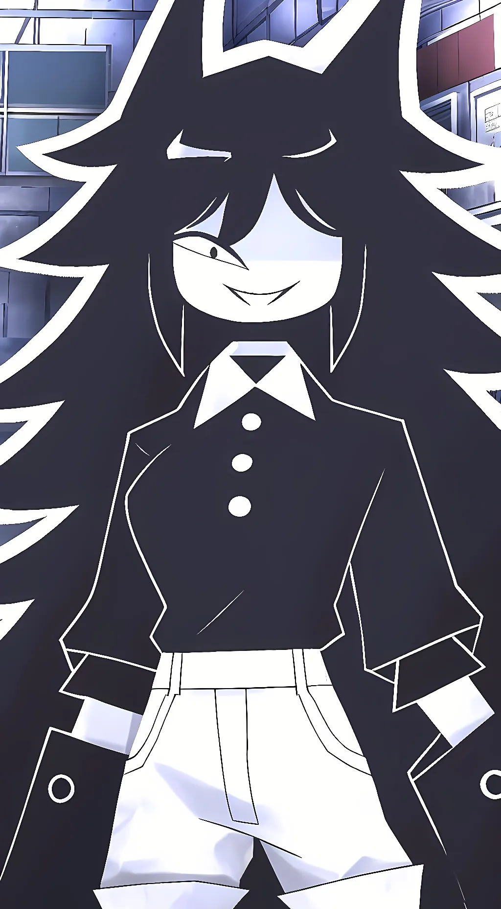 ai character: Miss Circle  background