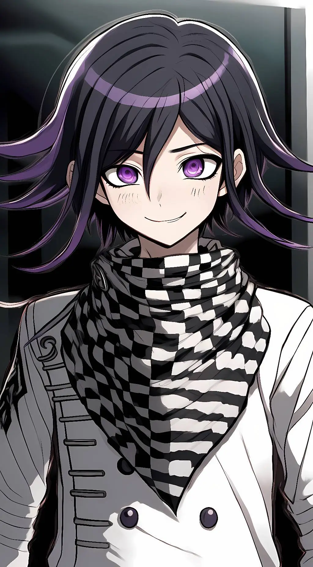 ai character: Kokichi Ouma background