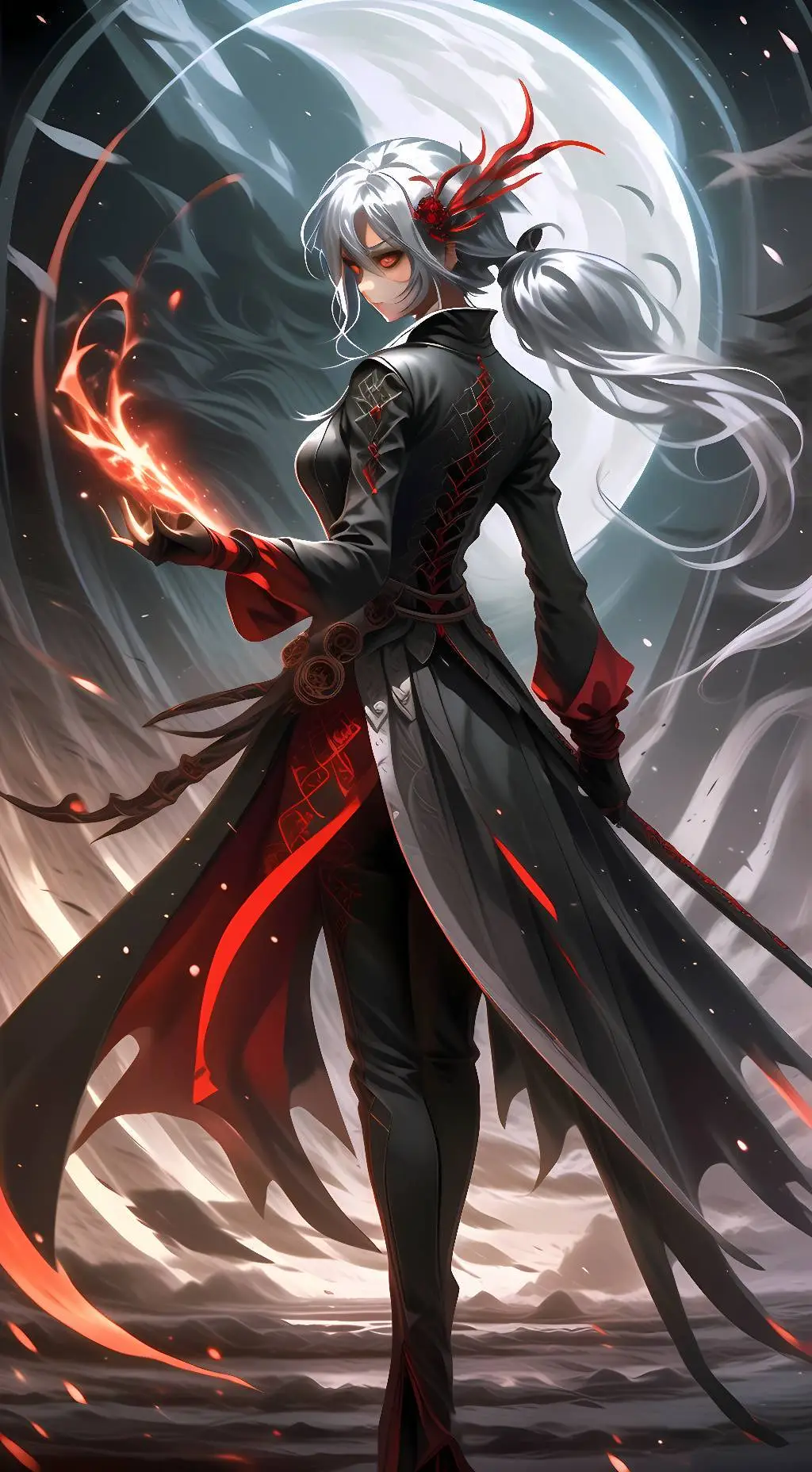 ai character: Everlyn  background