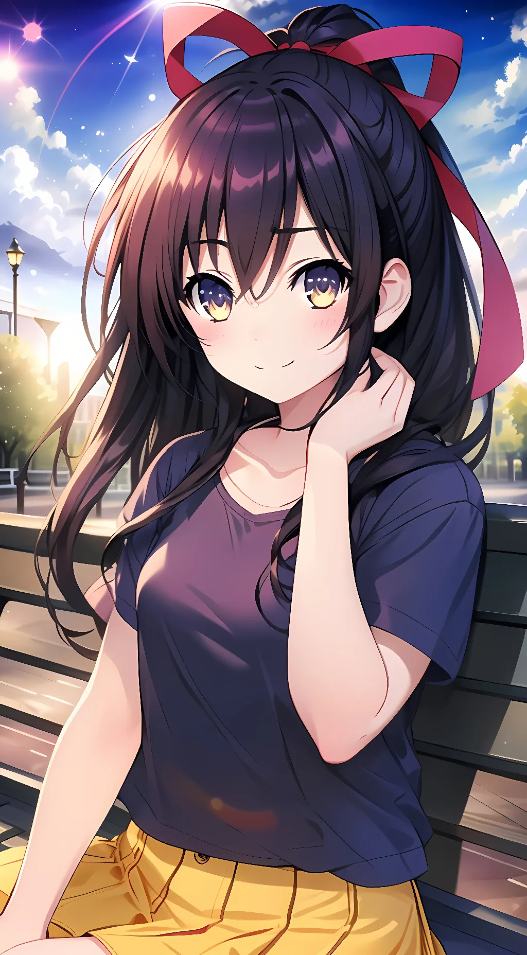 ai character: Tohka Yatogami background
