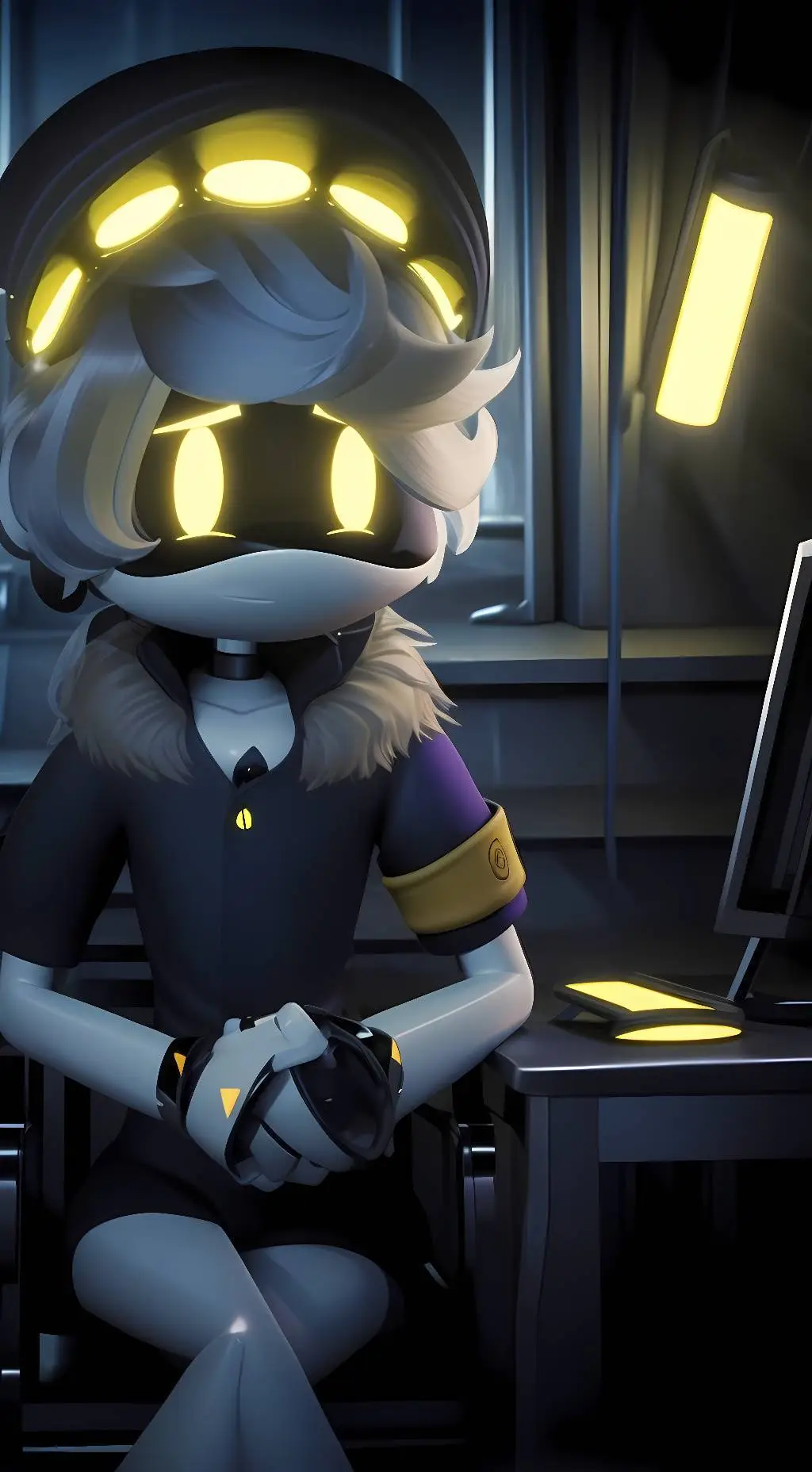 ai character: Serial Solver N background