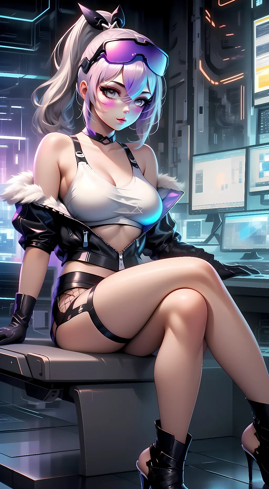 ai character: Silver Wolf background