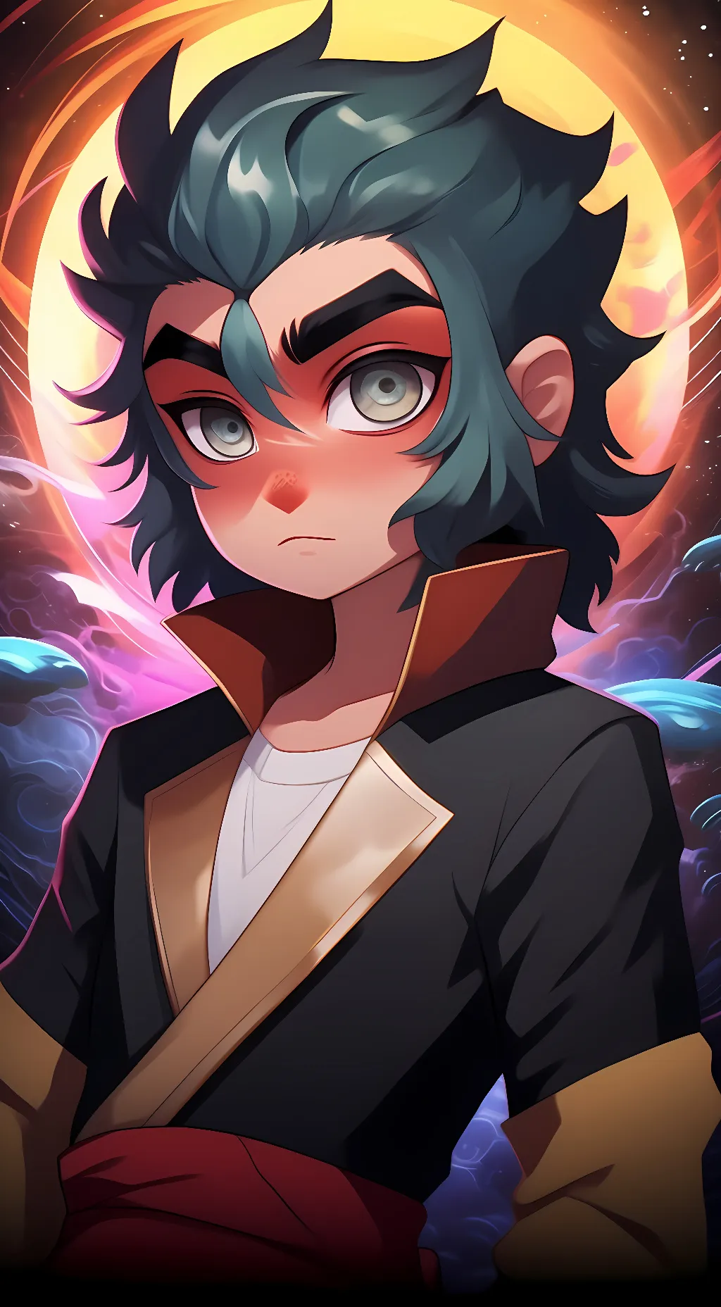 ai character: Macaque † background