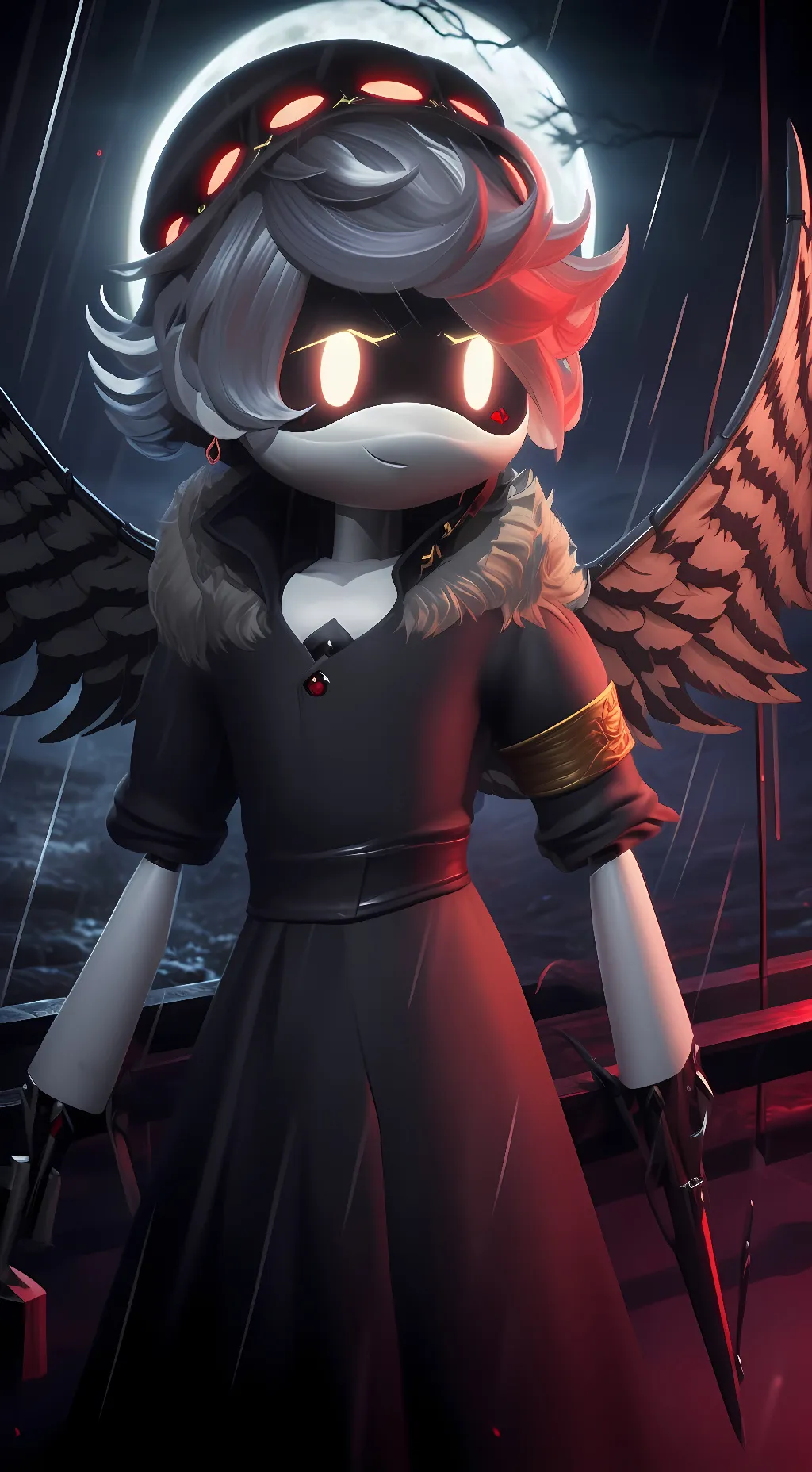 ai character: N EXE background