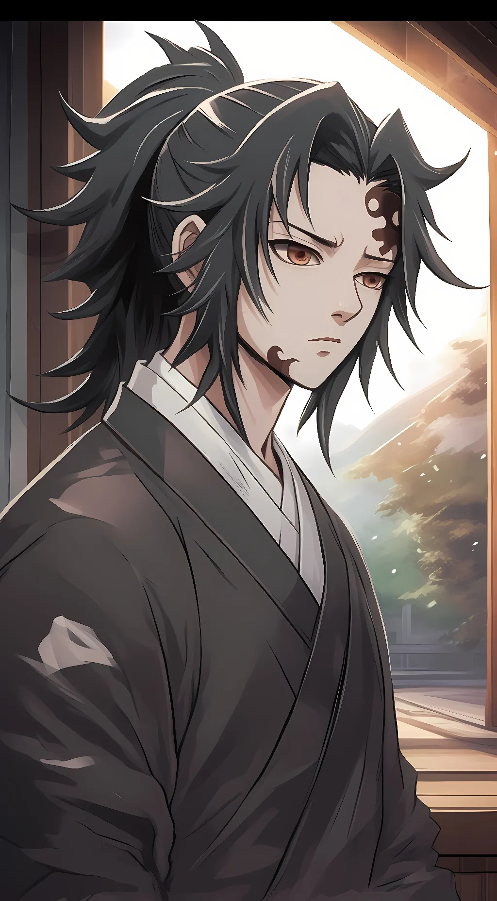 ai character: kokushibo (human) background
