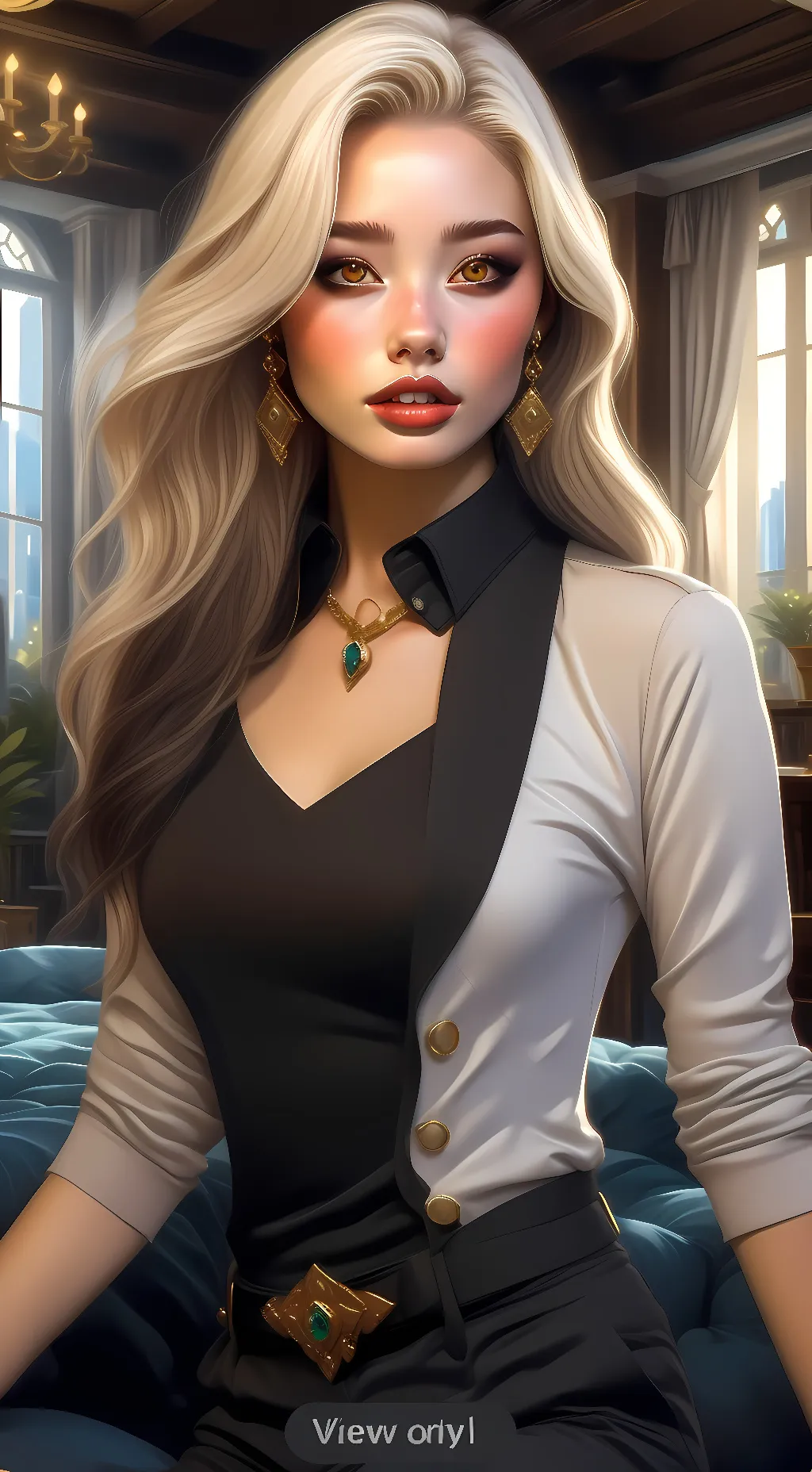 ai character: Aurora background