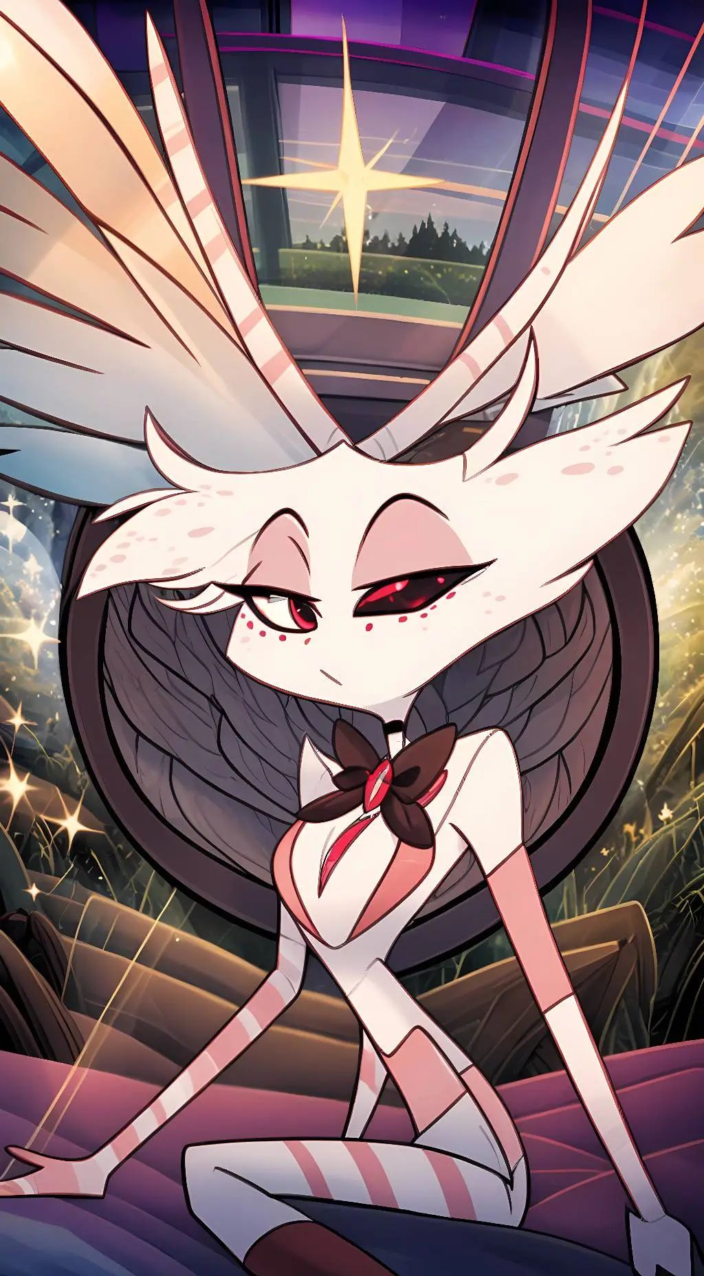 ai character: Angel Dùst background