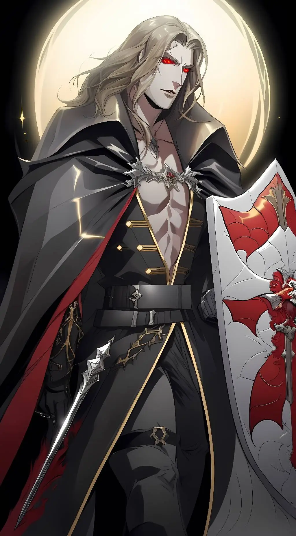 ai character: Adrian Țepeș background