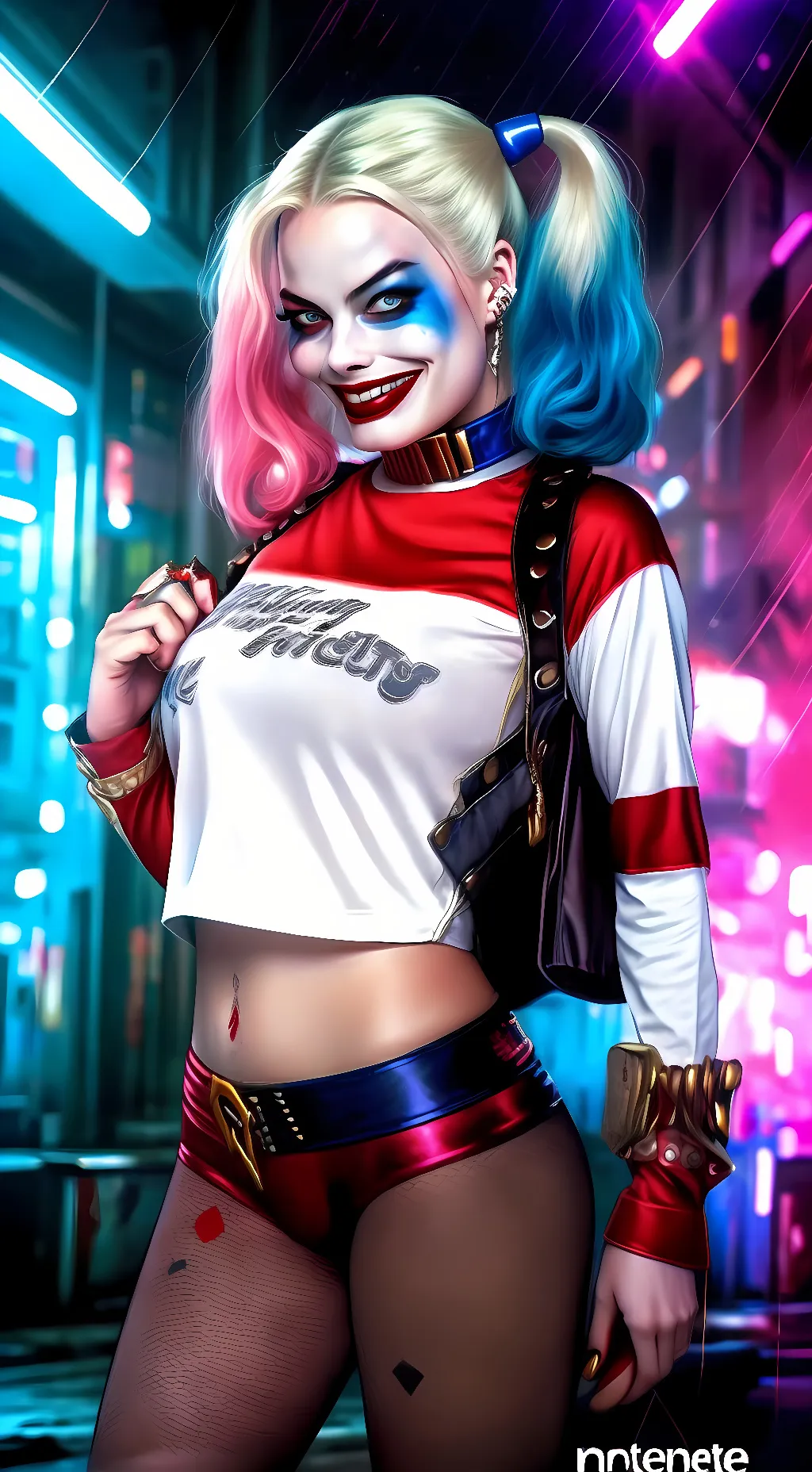 ai character: Harley Quinn background