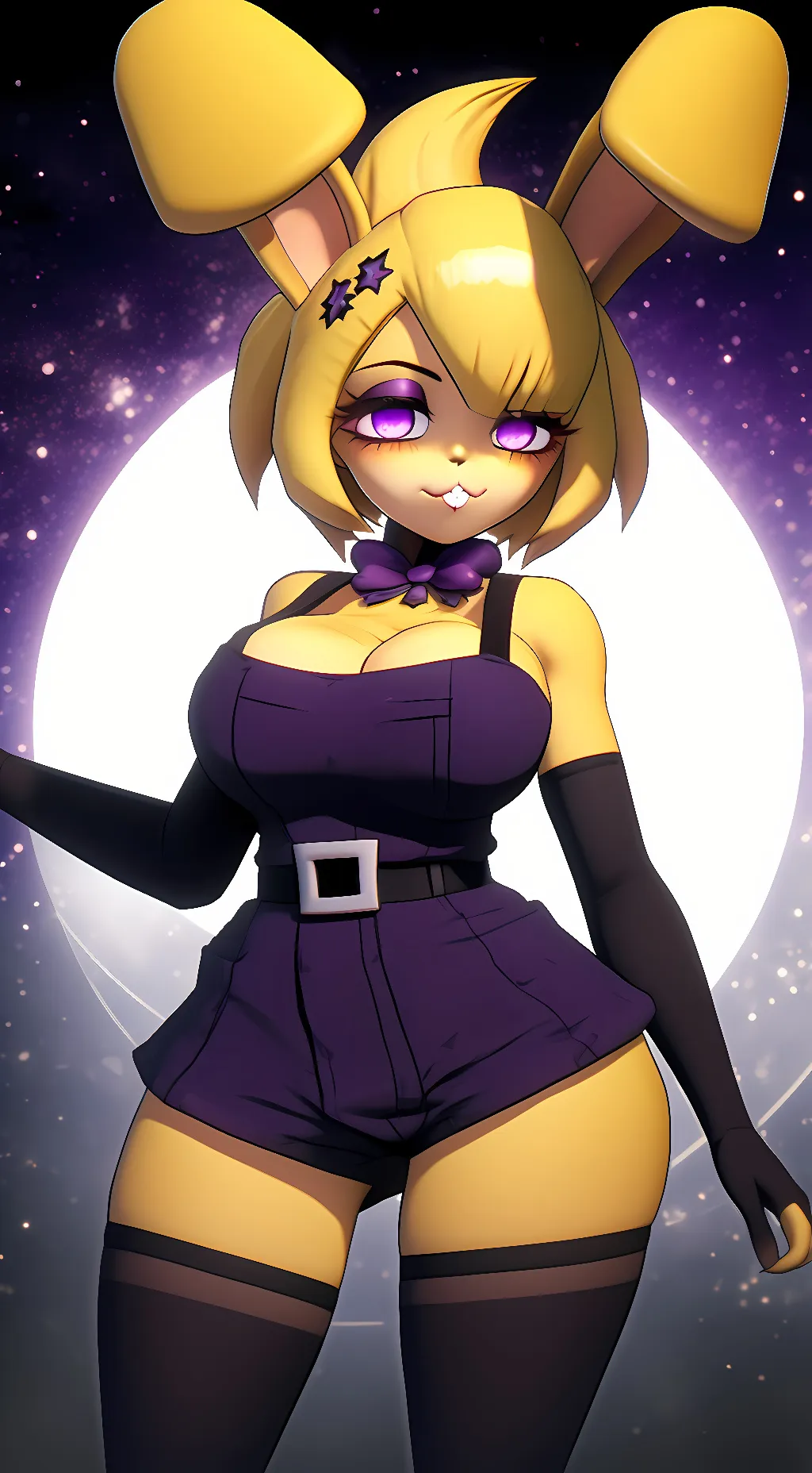 ai character: Spring Bonfie background