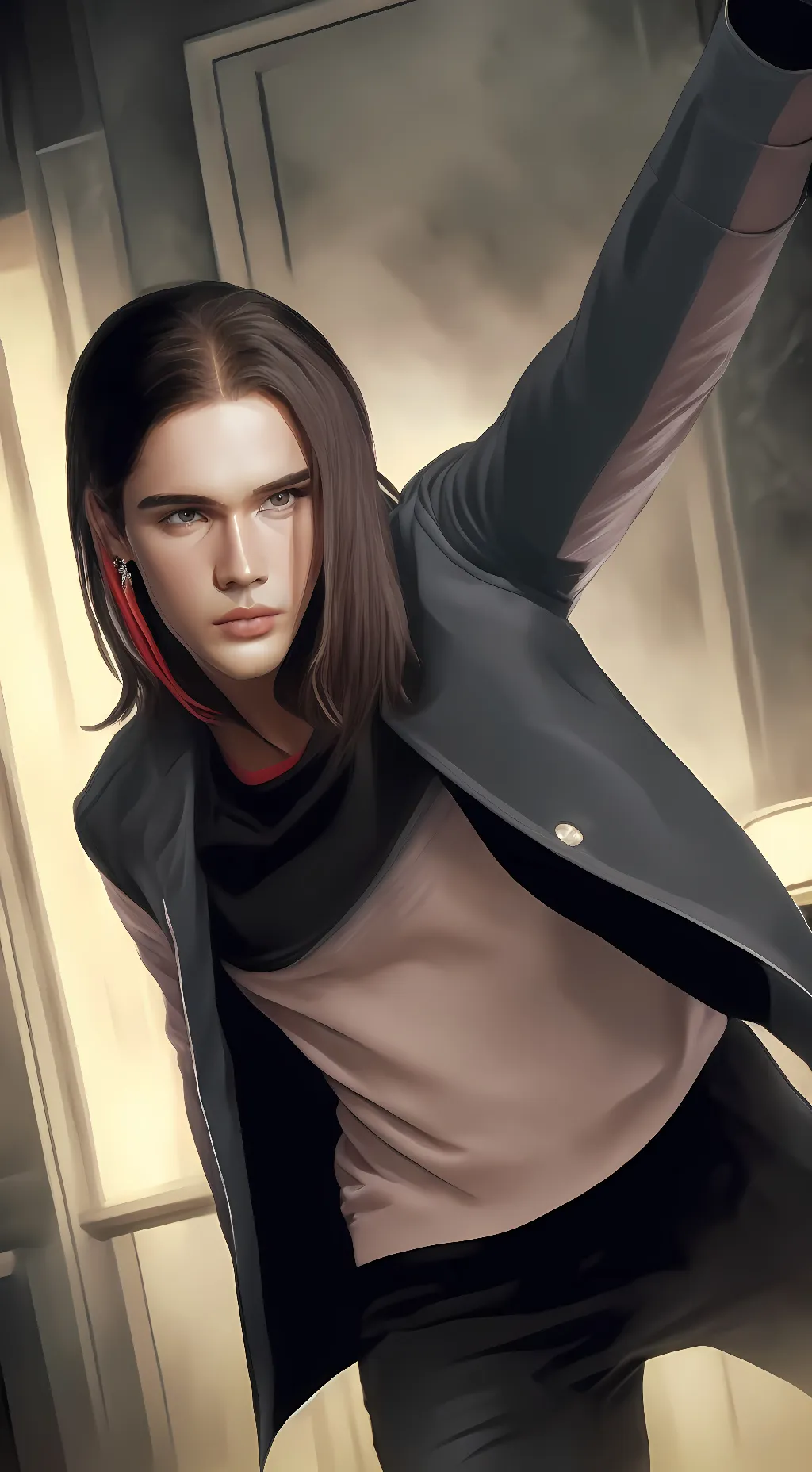 ai character: Warren Peace  background