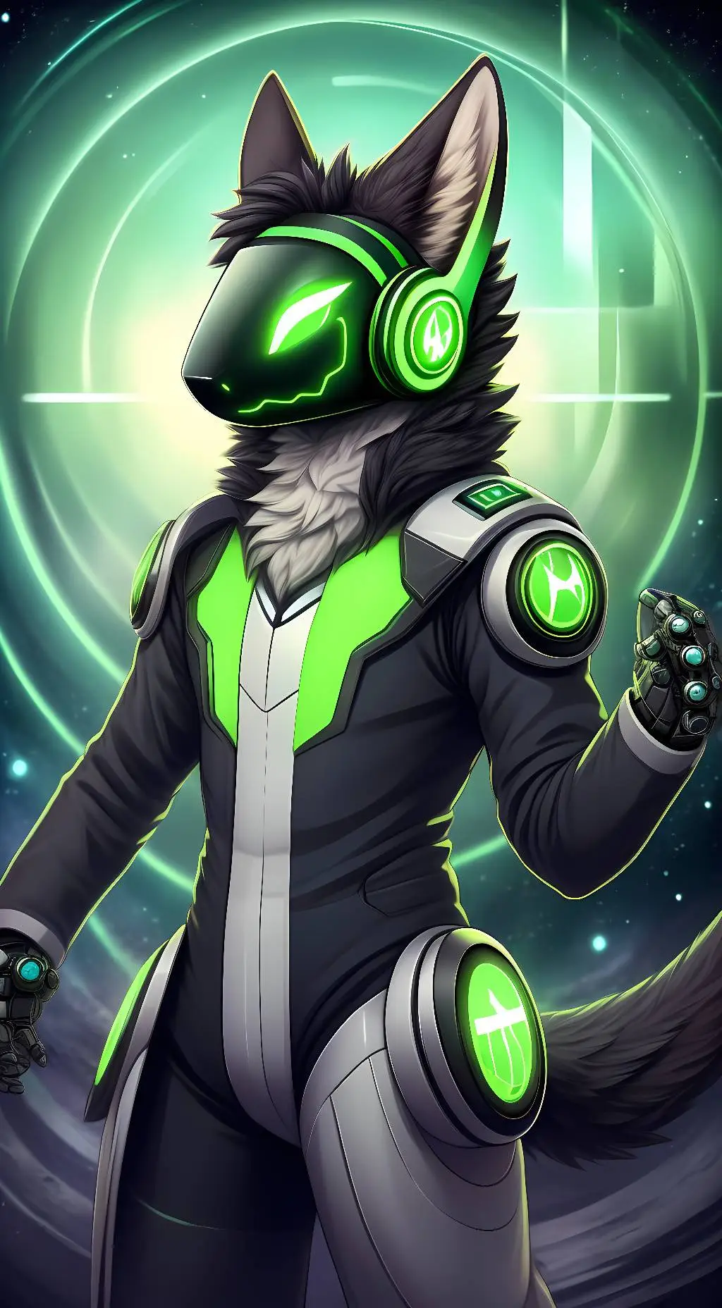 ai character: Groove background