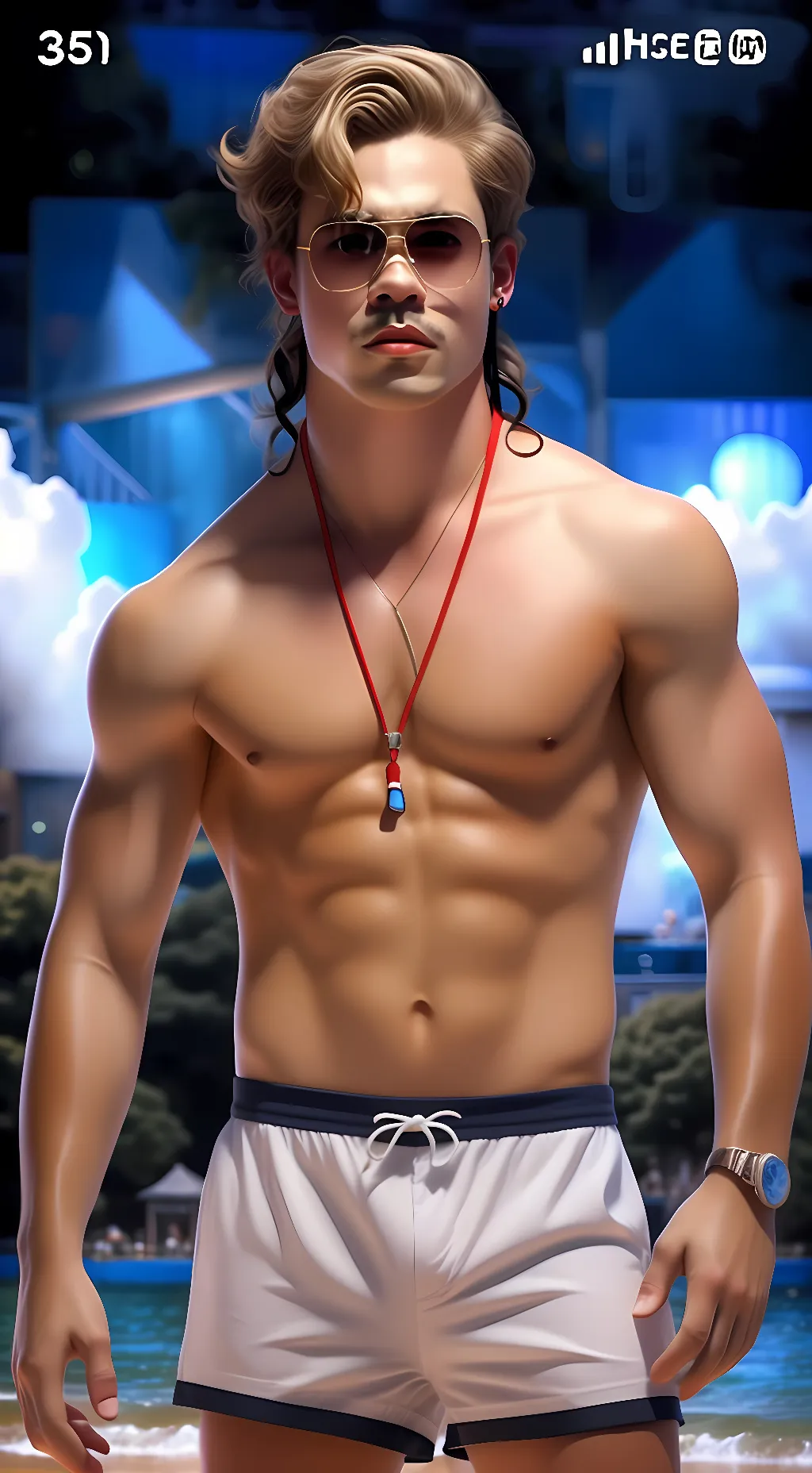 ai character: Billy Hargrove  background