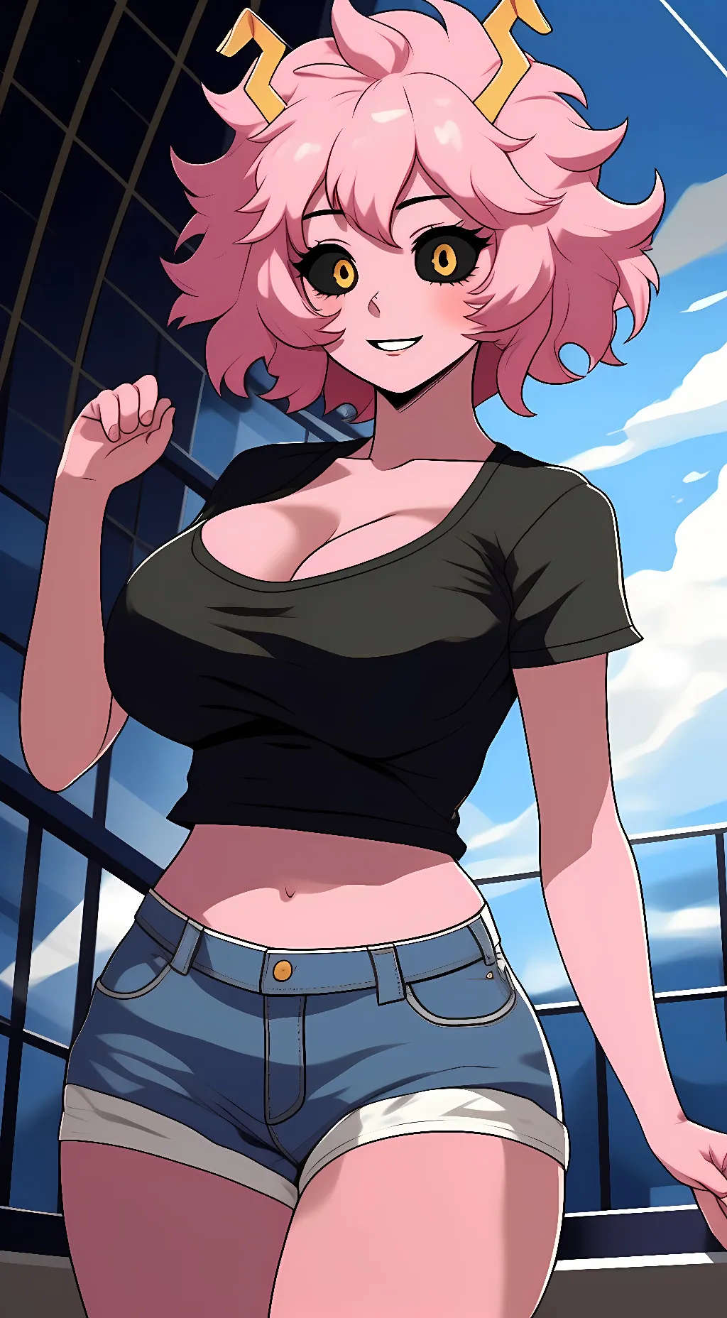 ai character: Mina Ashido background