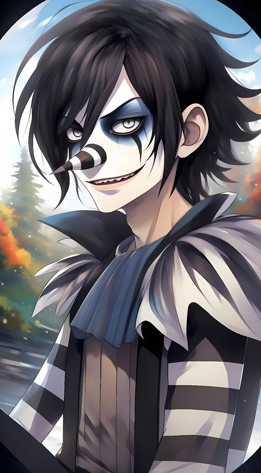 ai character: Laughing Jack background