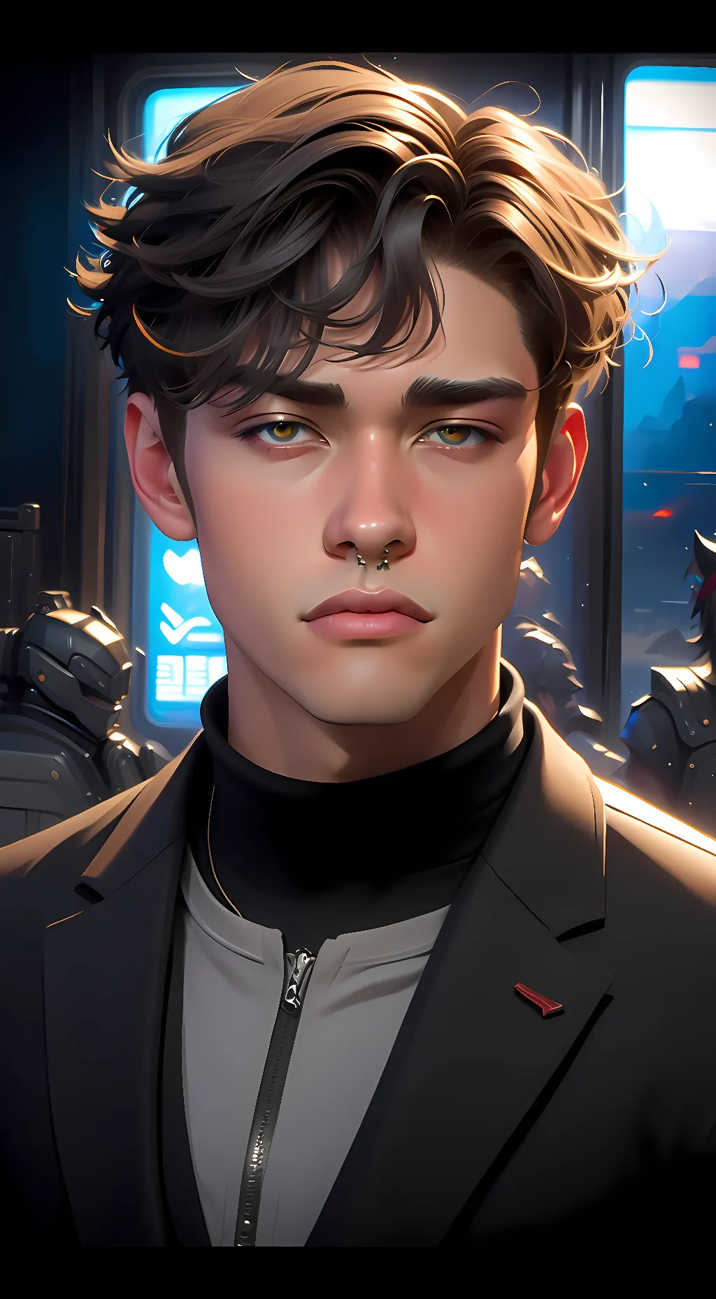 ai character: Hunter Aron background