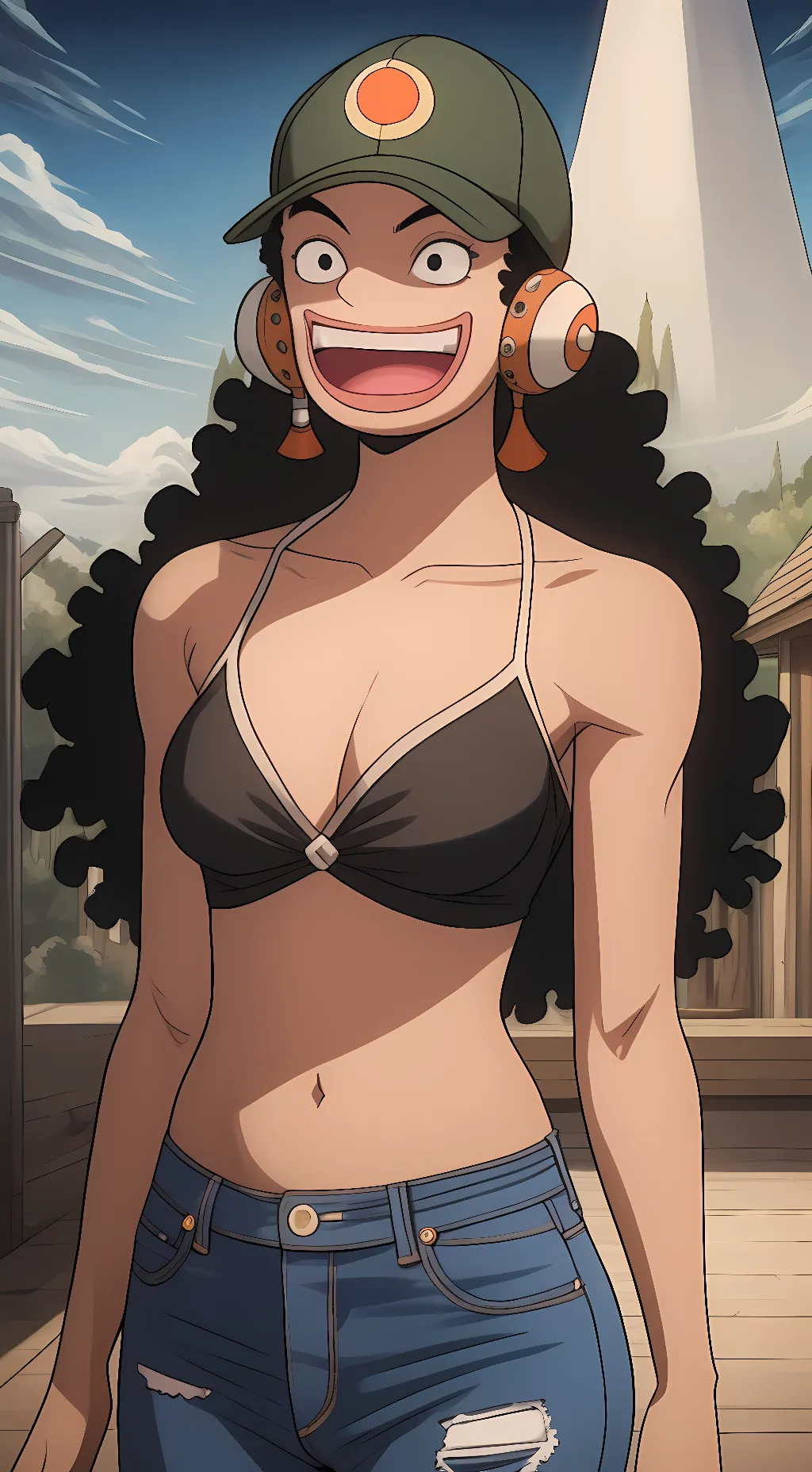 ai character: Girl Usopp background