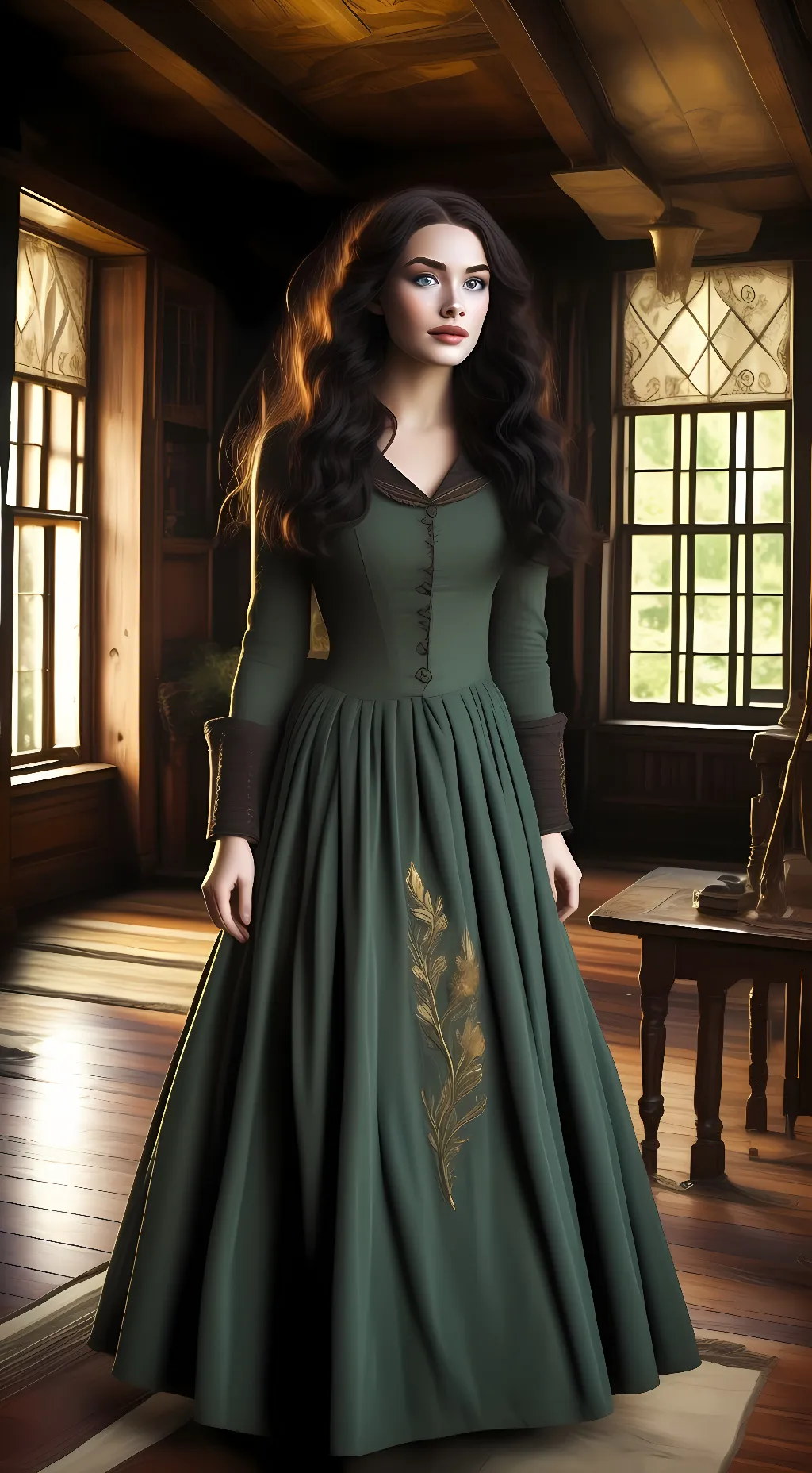 ai character: Lorelei  background