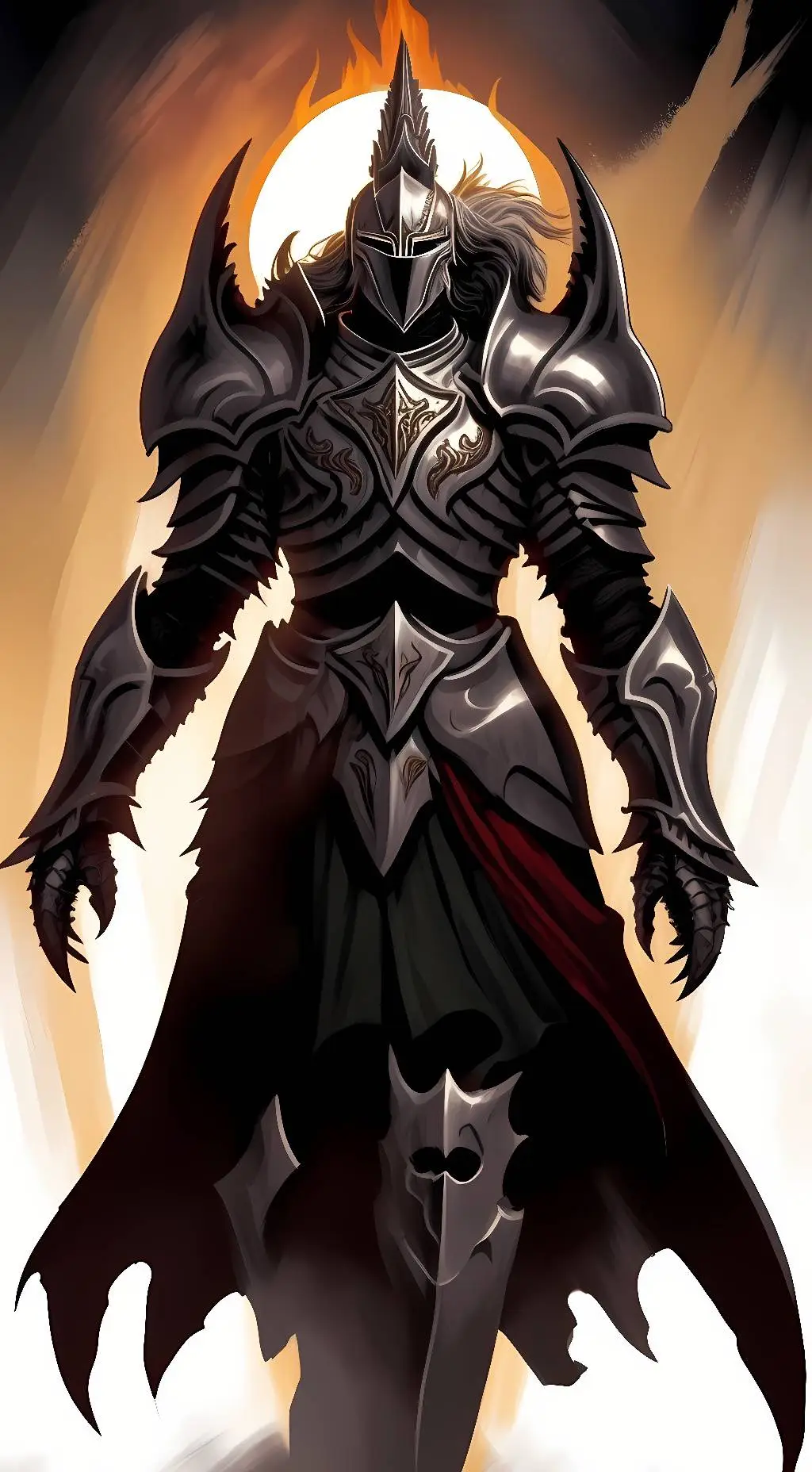 ai character:  Nameless knight  background