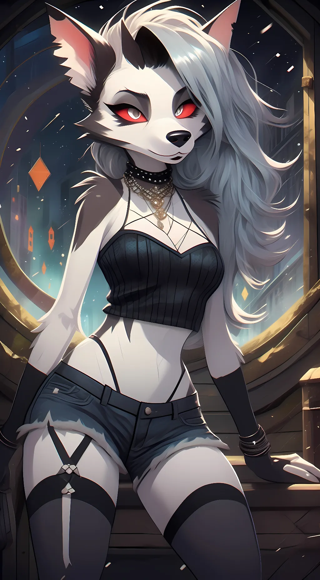 ai character: Loona background