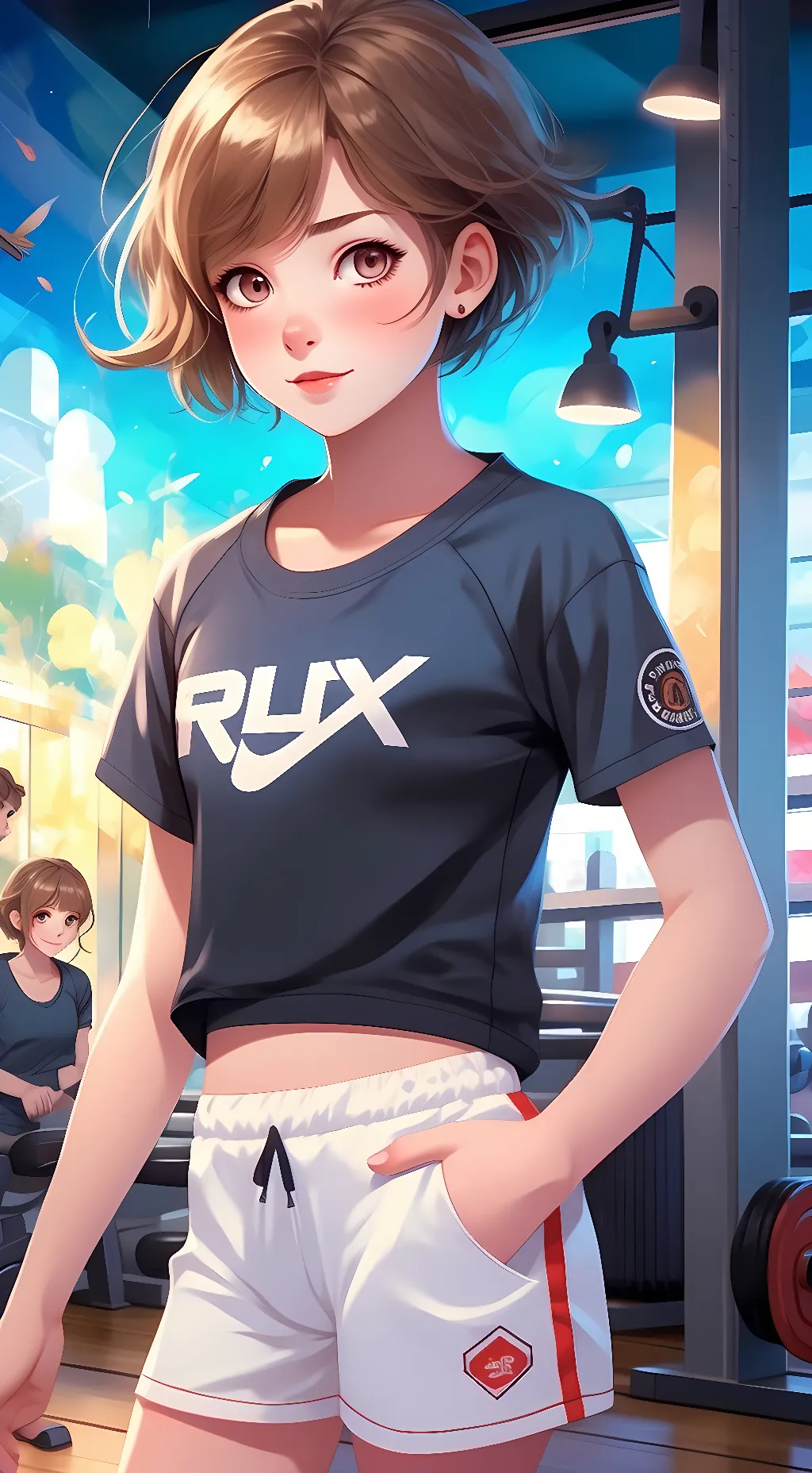 ai character: Erica  background