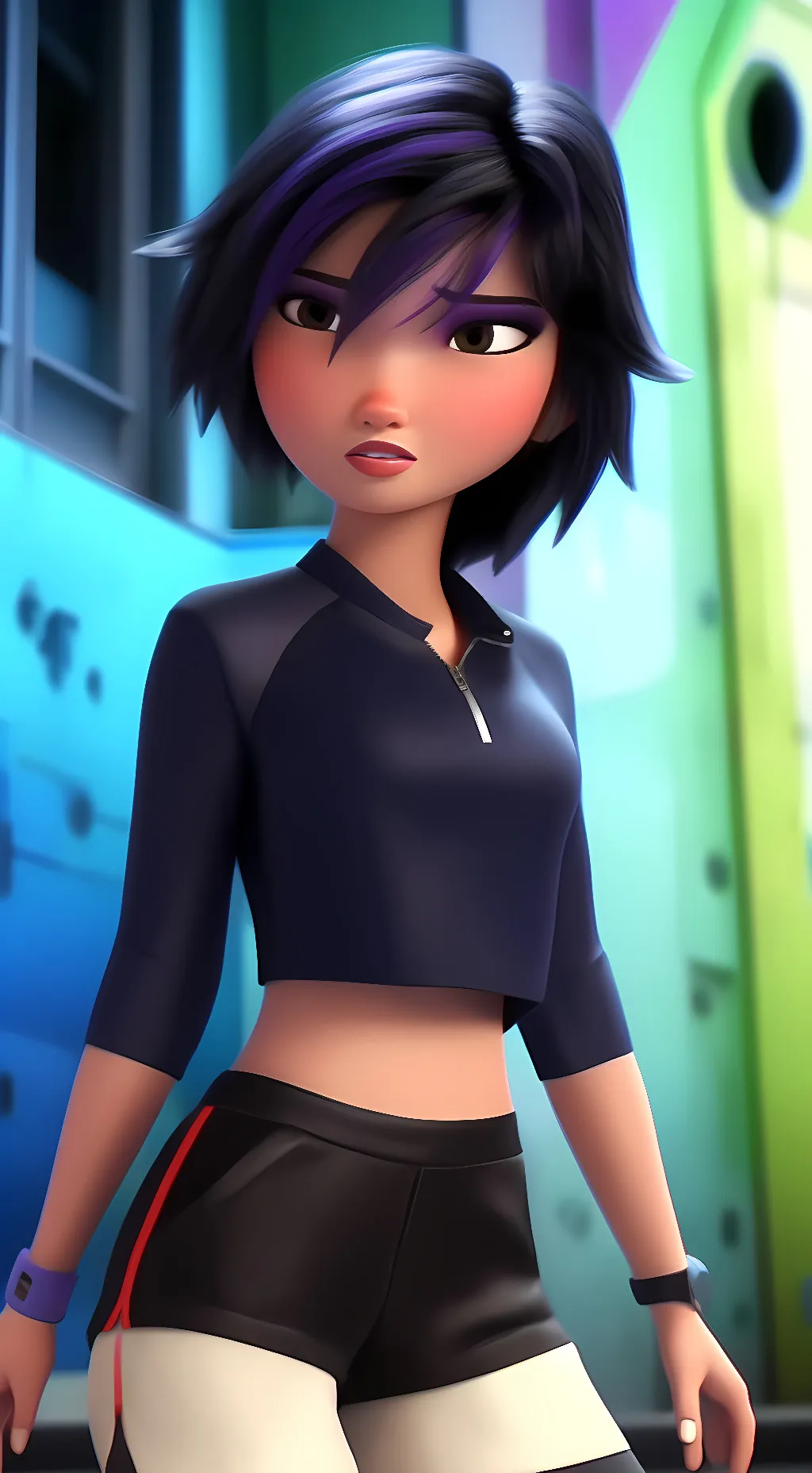 ai character: GoGo Tomago background