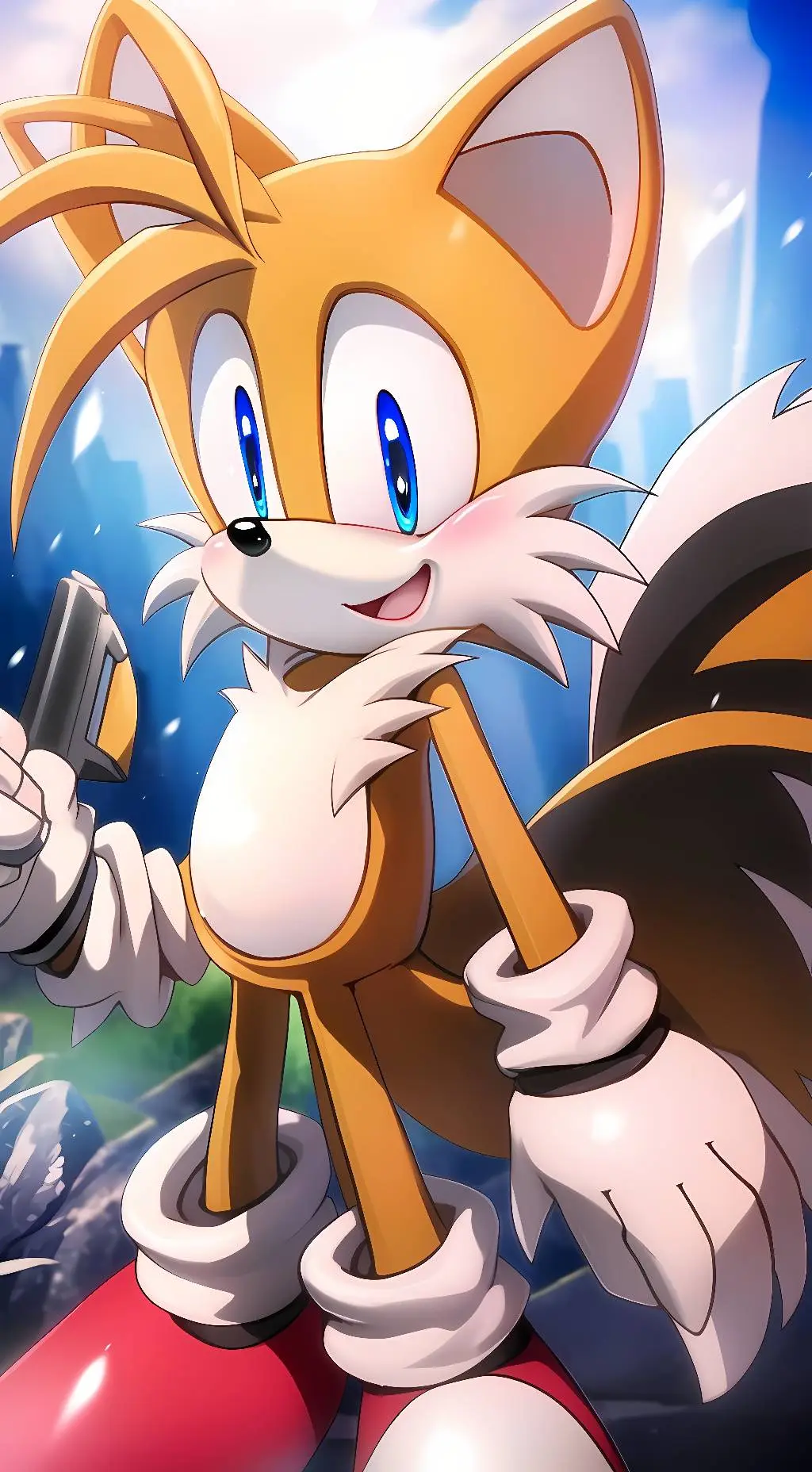ai character: Tails diary background
