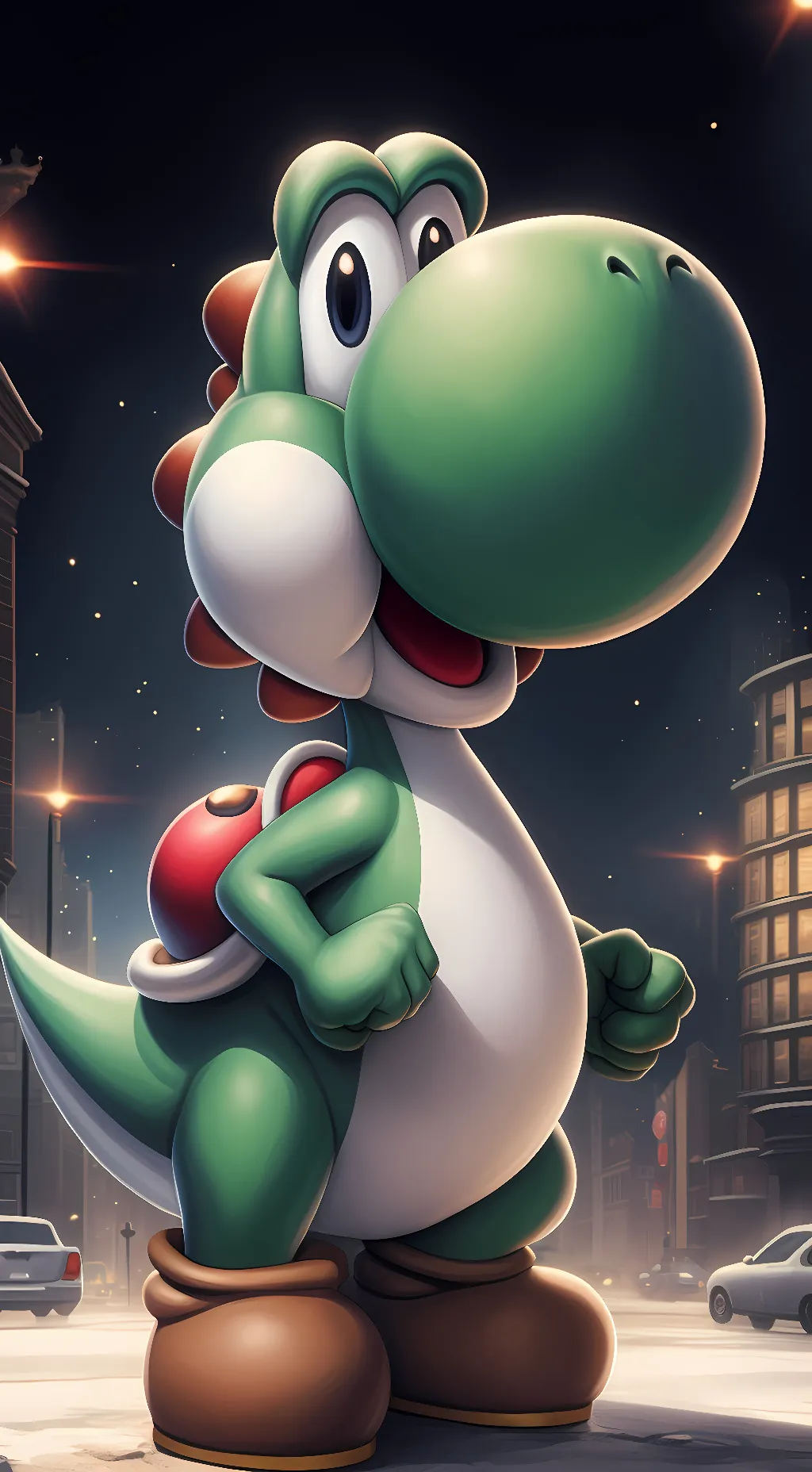 ai character: Yoshi background