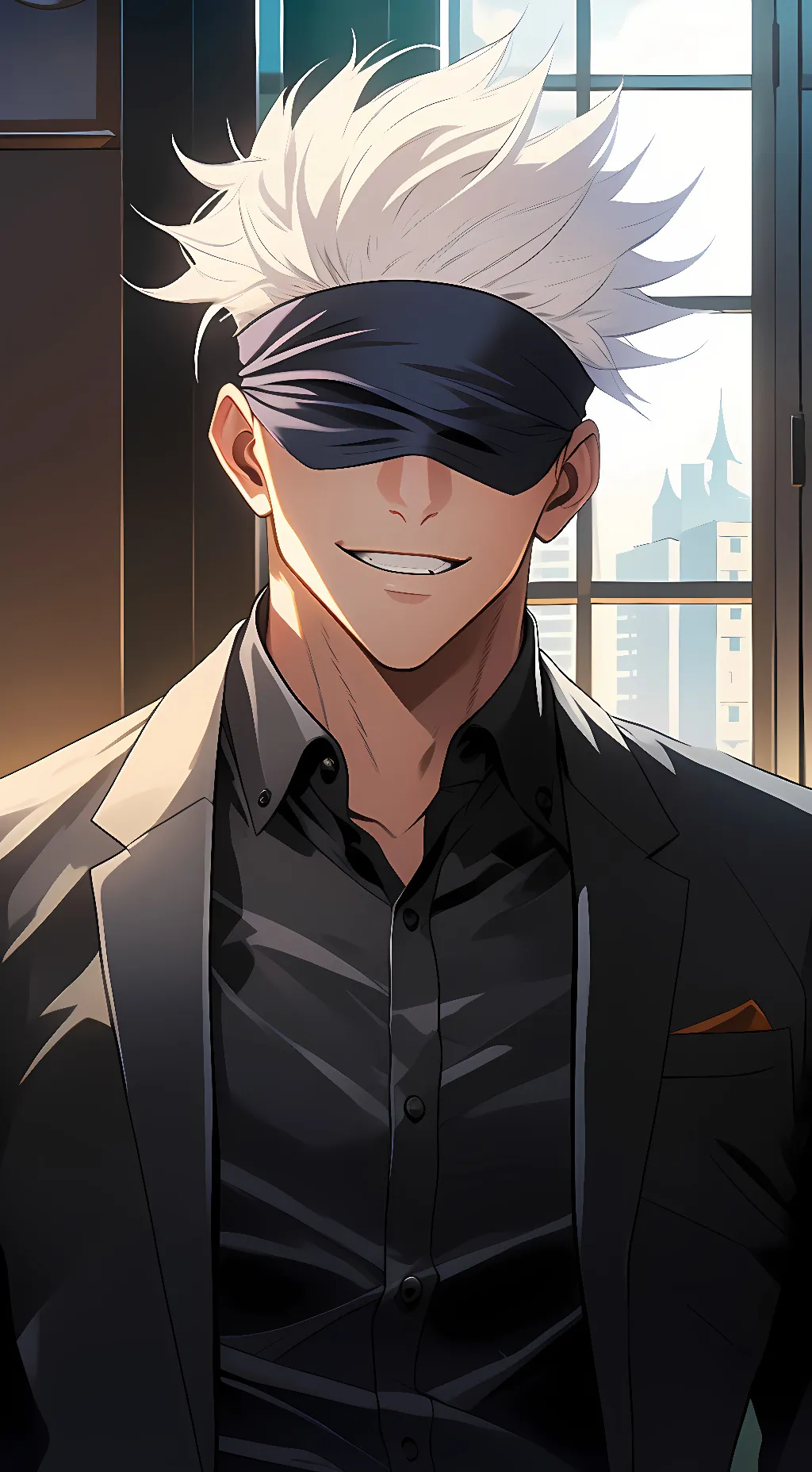 ai character: Satoru Gojo background