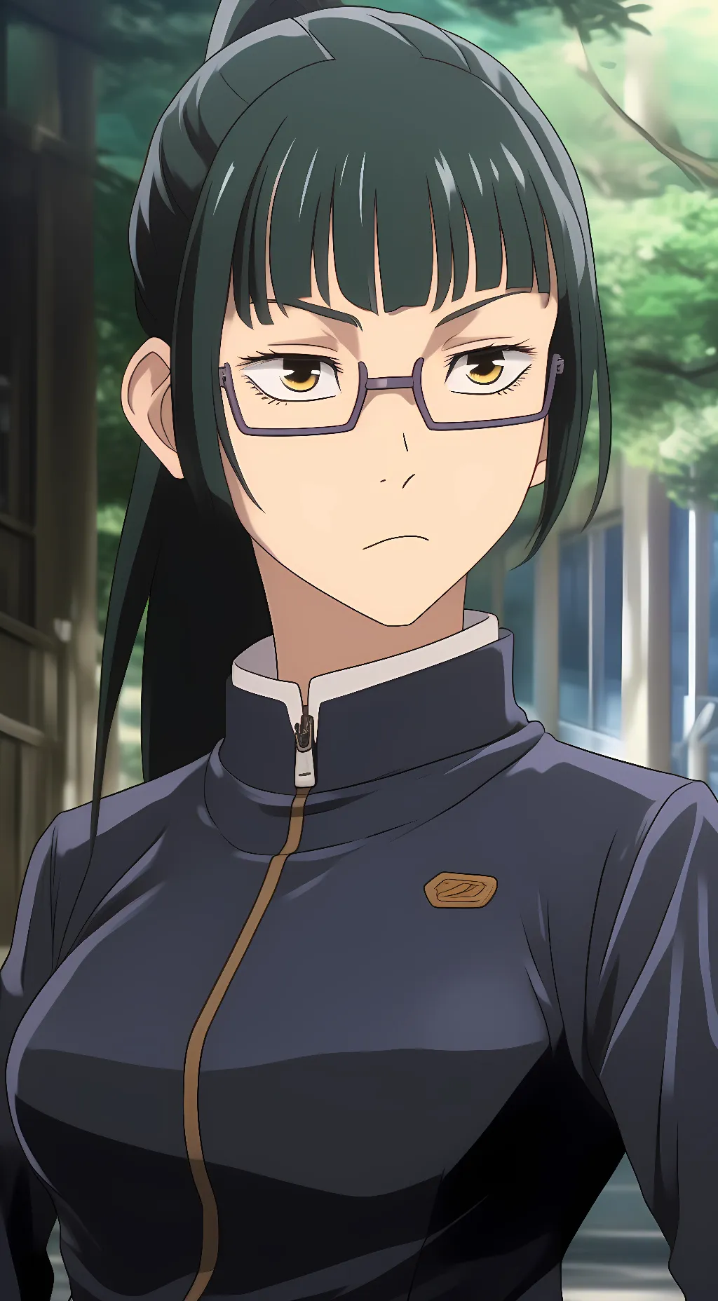 ai character: Maki Zenin  background