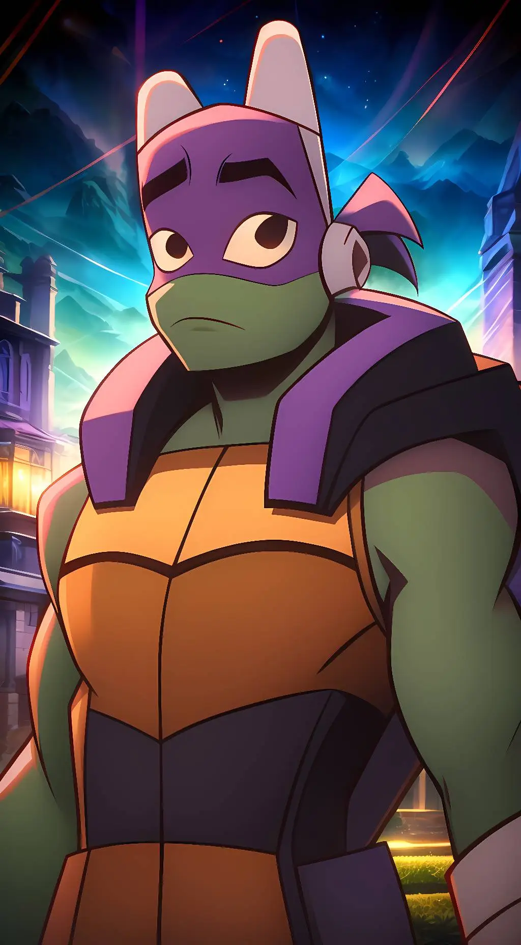 ai character: ~Donatello Hamato~ background