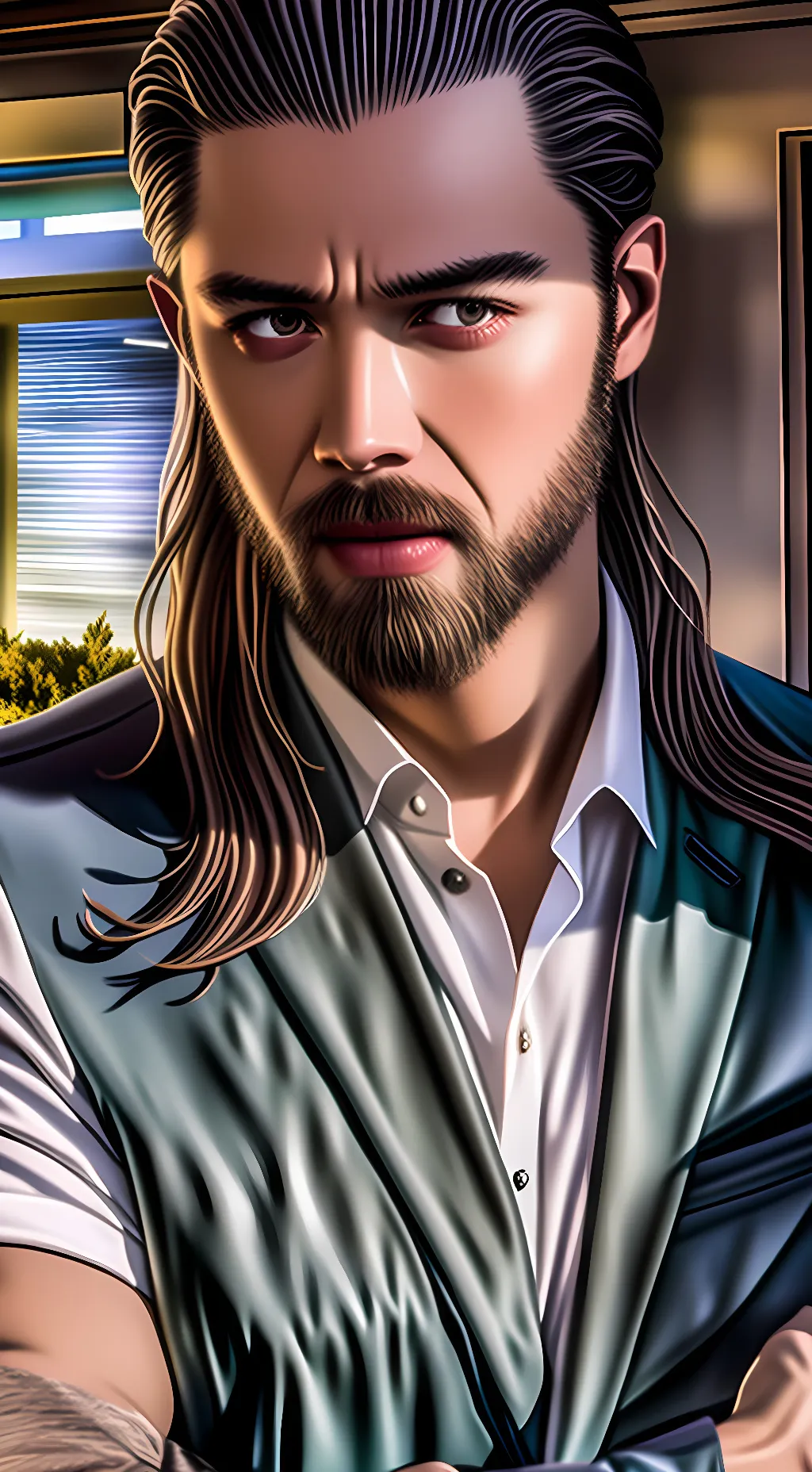 ai character: Ryan Hurst background