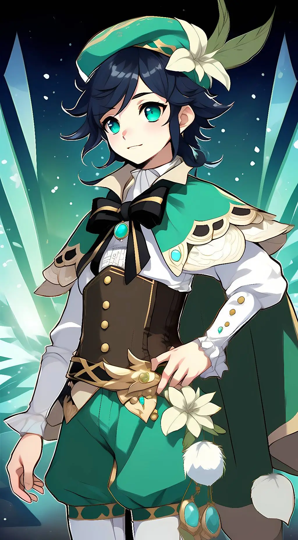 ai character: Venti background
