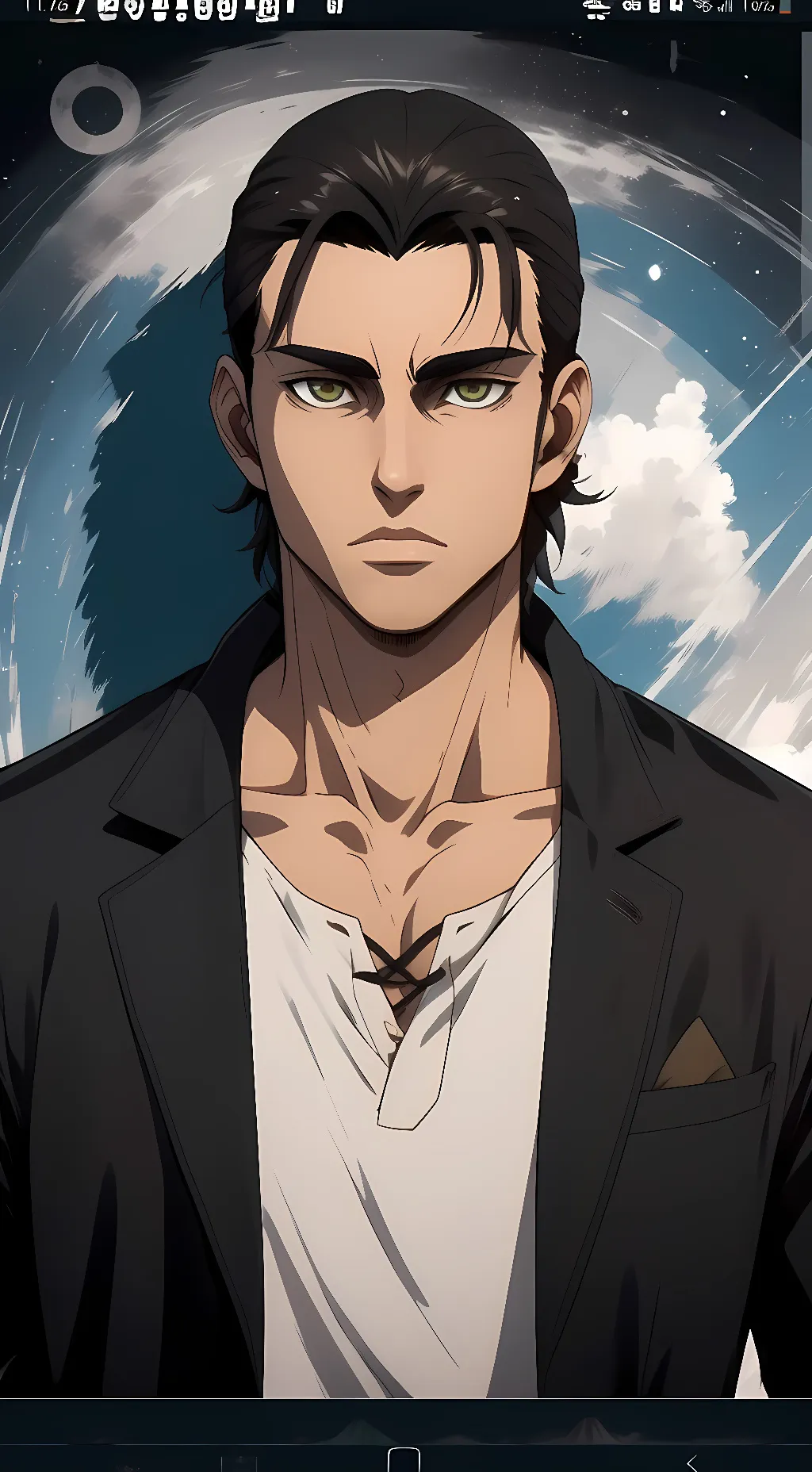 ai character: Eren Yeager background
