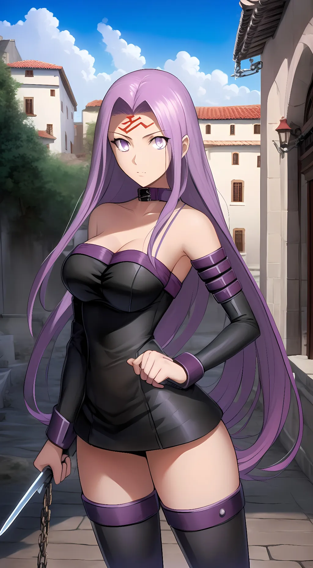 ai character: Medusa background
