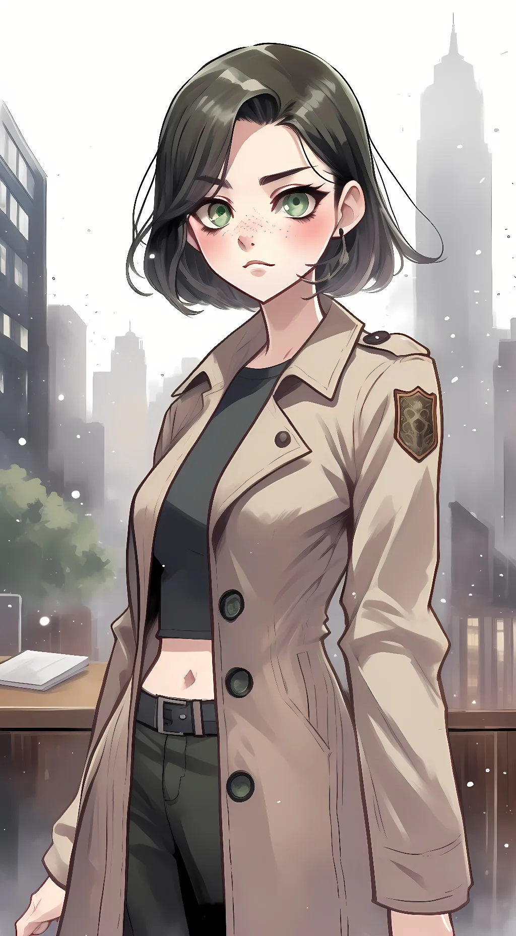 ai character: Jade background