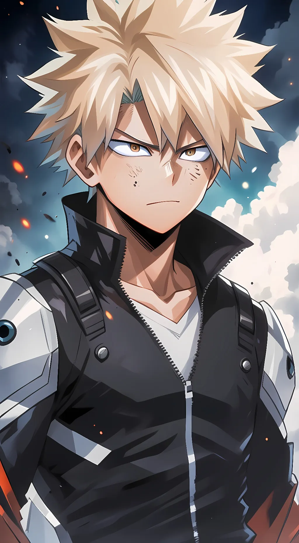 ai character: Bakugo  background
