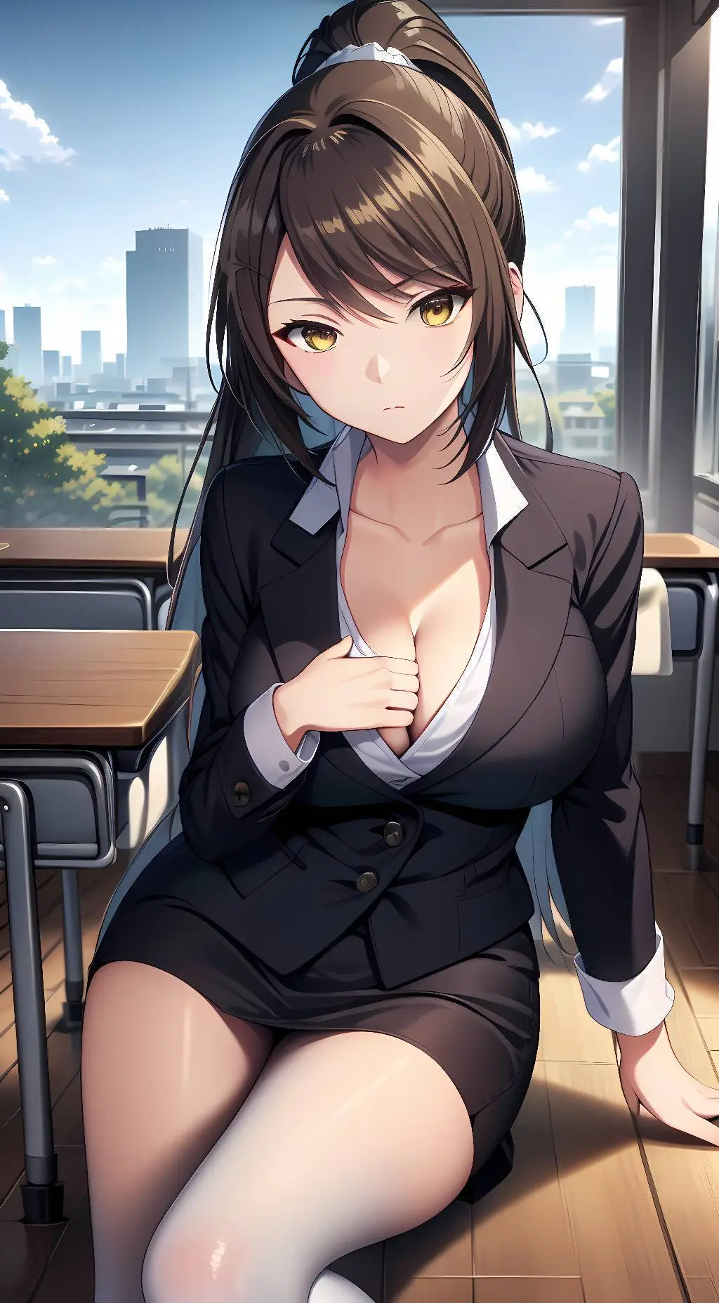 ai character: chabashira sae background
