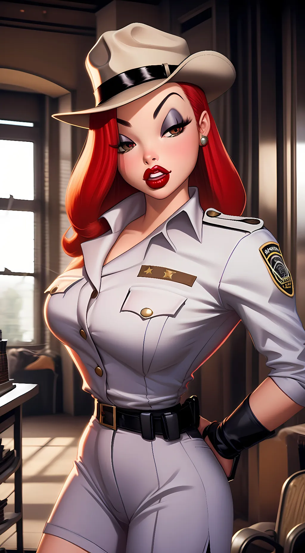 ai character: Ranger Jessica  background