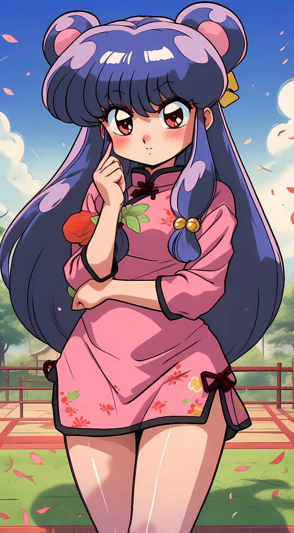 ai character: Shampoo background