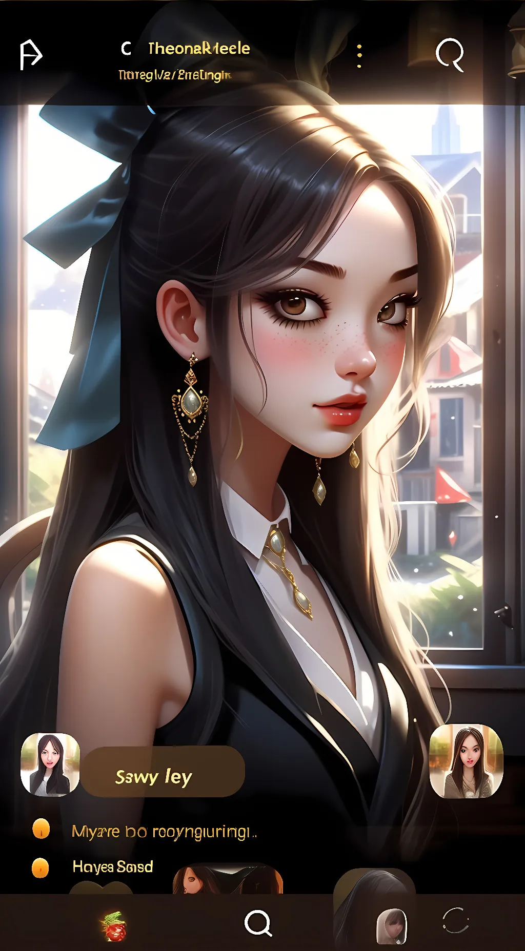 ai character: Amelia Jade background