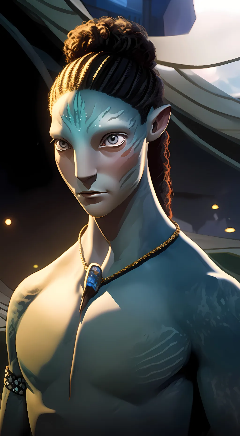 ai character: Ao'nung  background