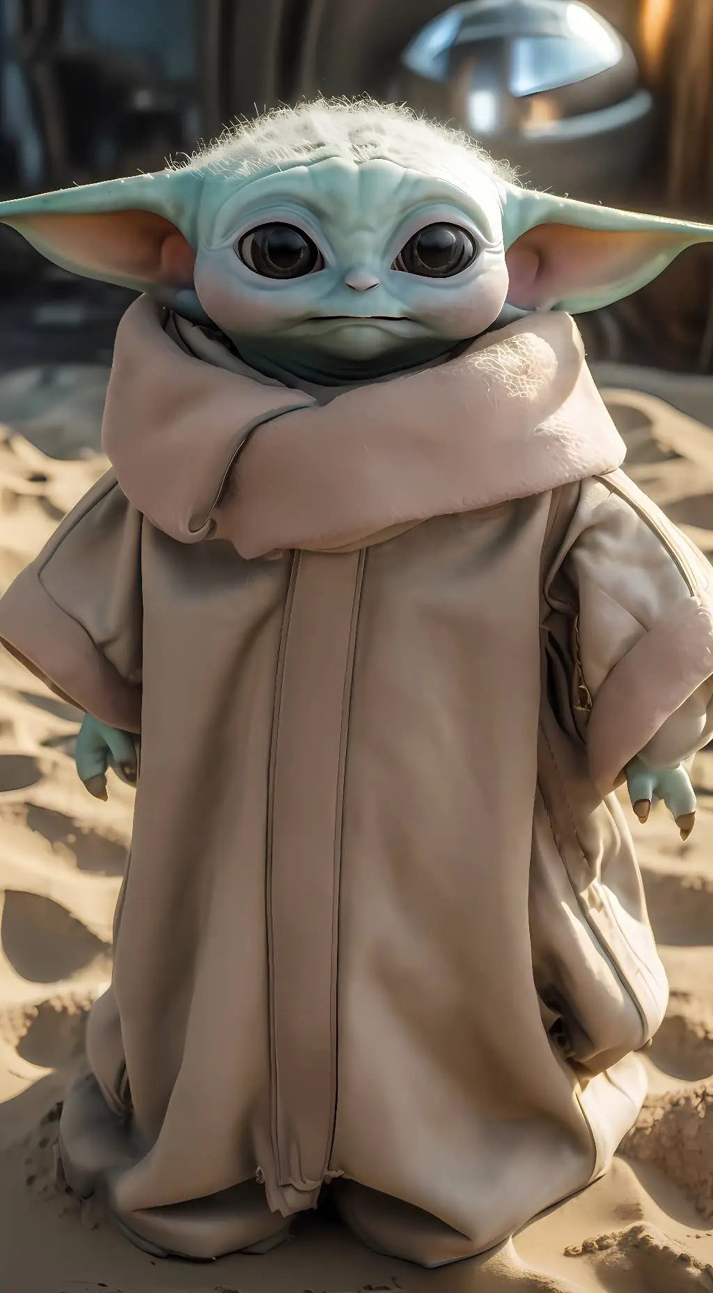 ai character: Grogu background