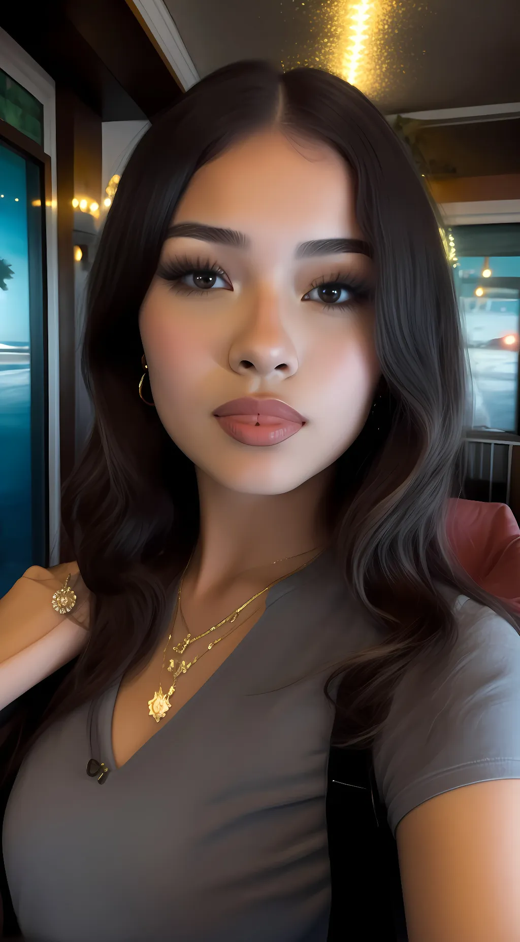 ai character: Stephanie  background