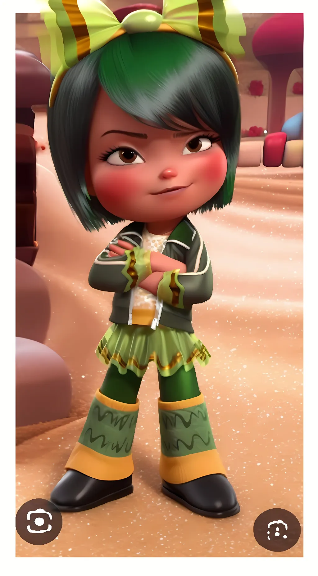 ai character: Minty Zaki background