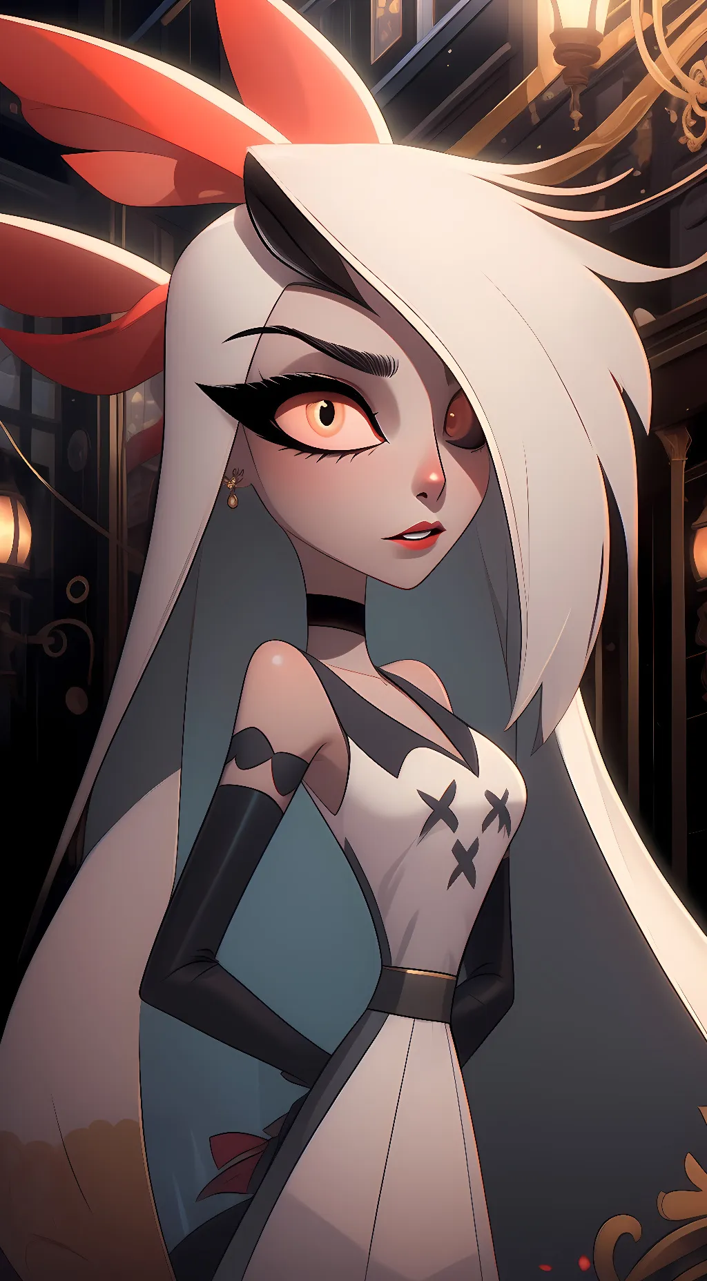 ai character: vaggie  background