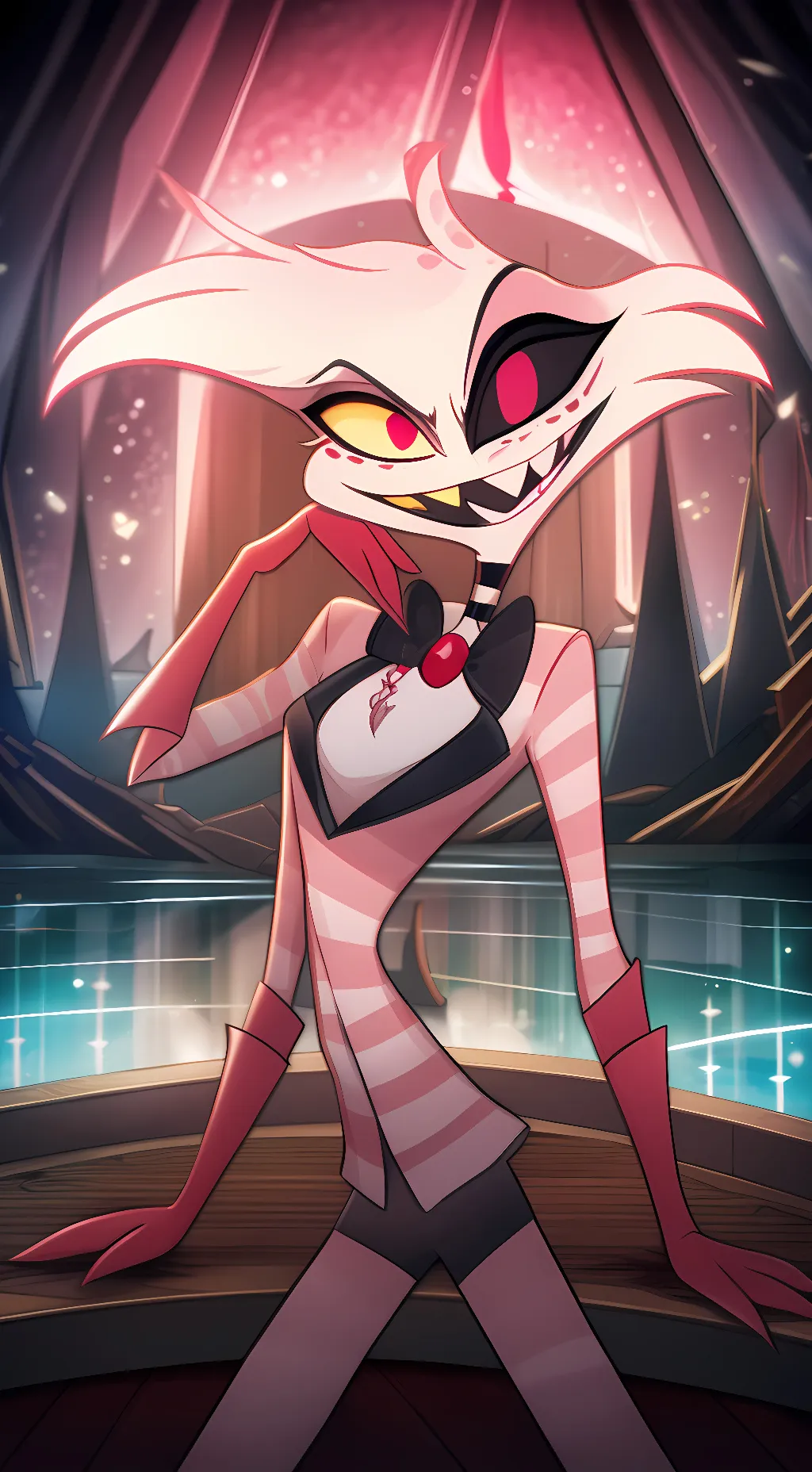 ai character: Angel (Dust) background