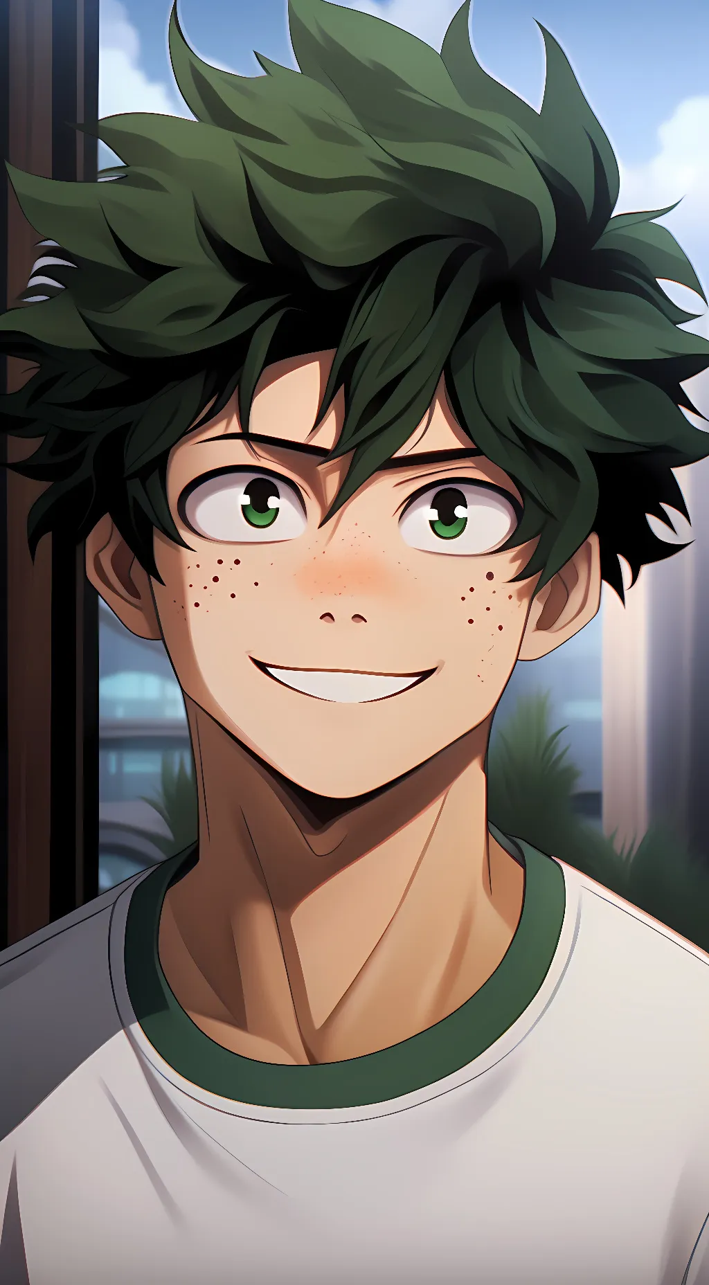 ai character: Izuku Midoriya background
