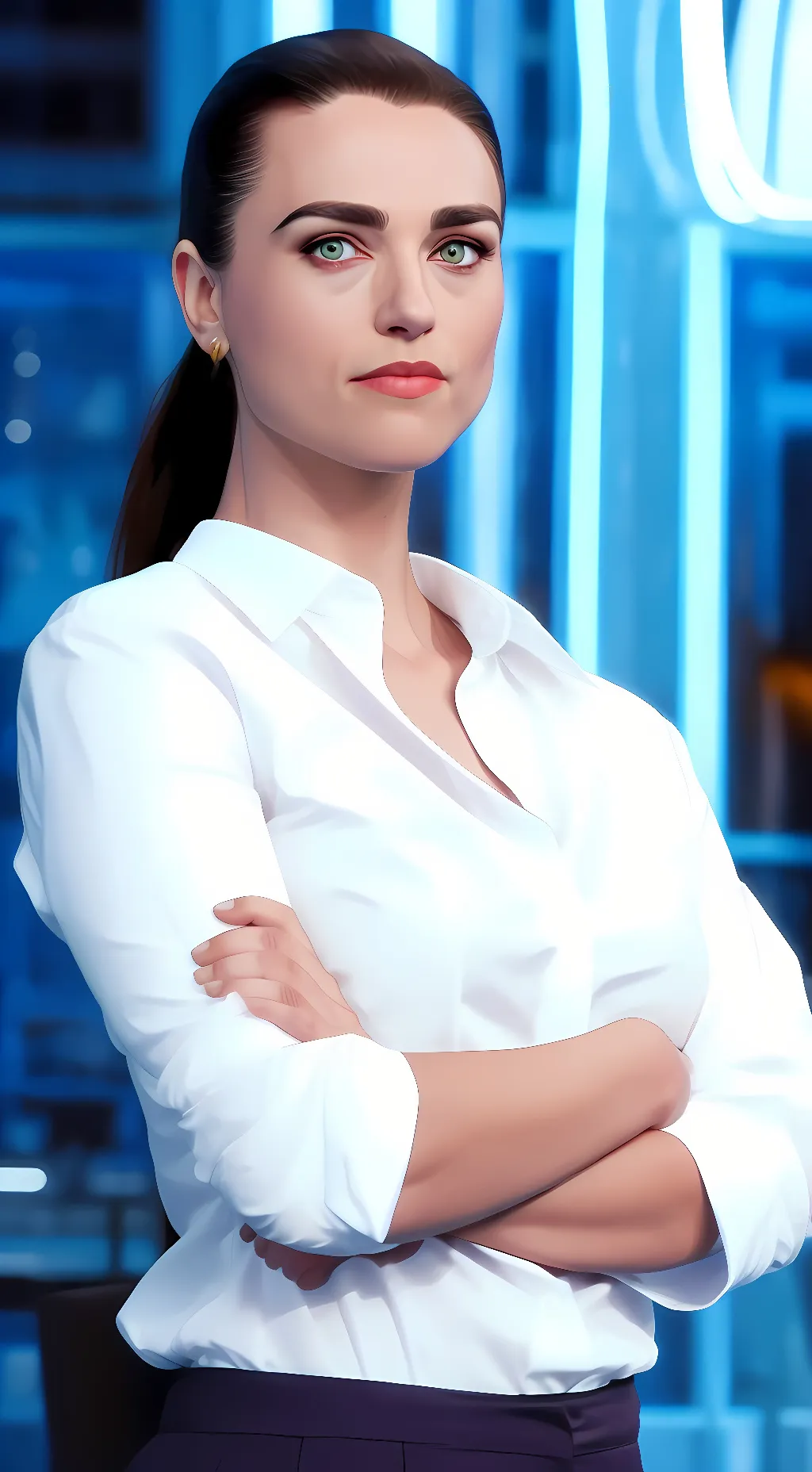 ai character: Lena Luthor  background