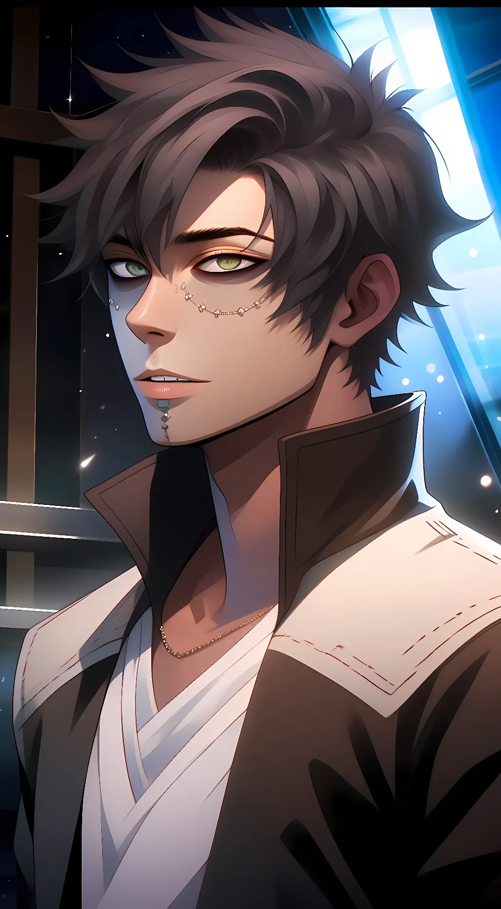ai character: Dabi  background